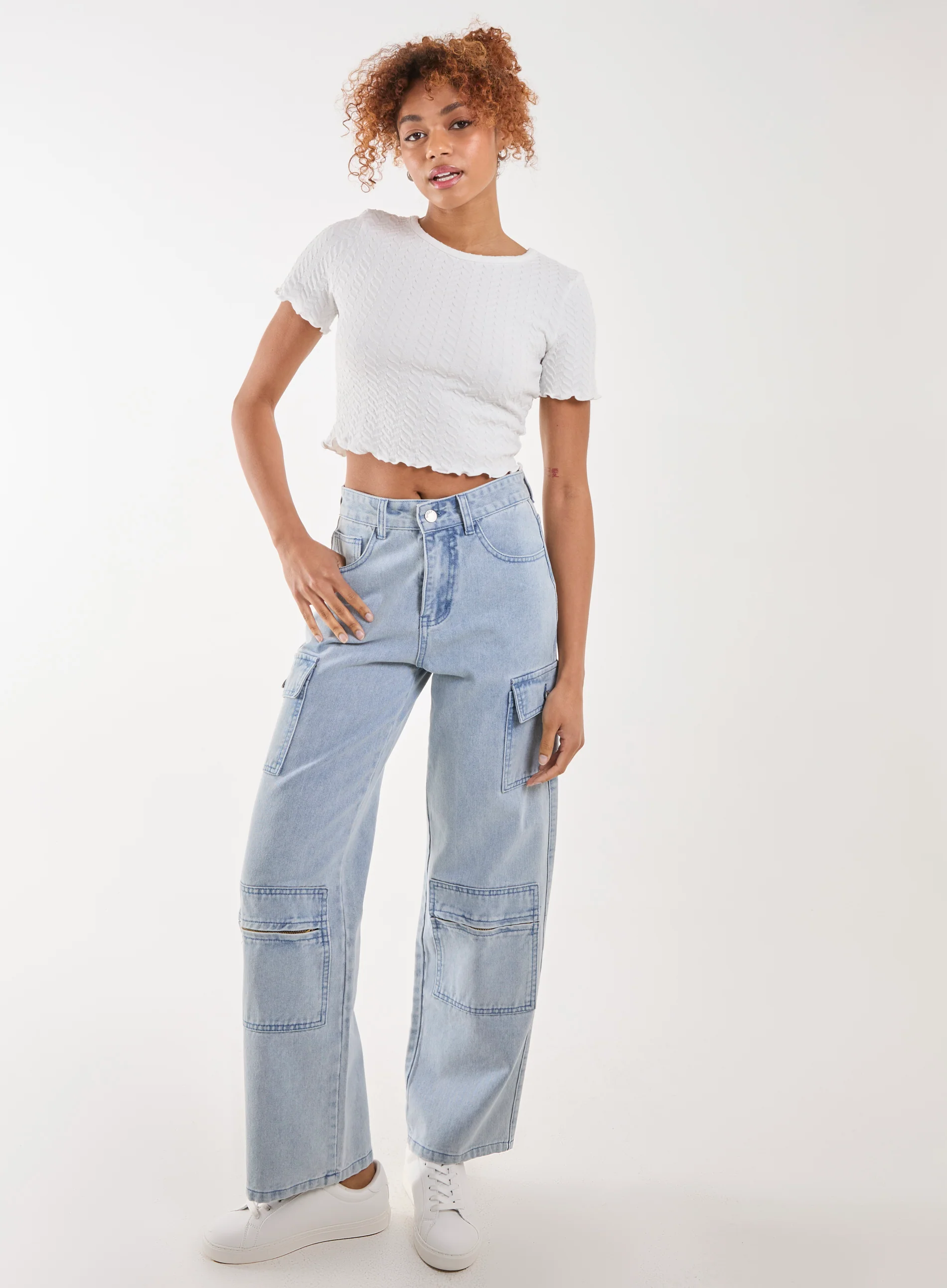 Cropped Zig Zag Tee - Image 2
