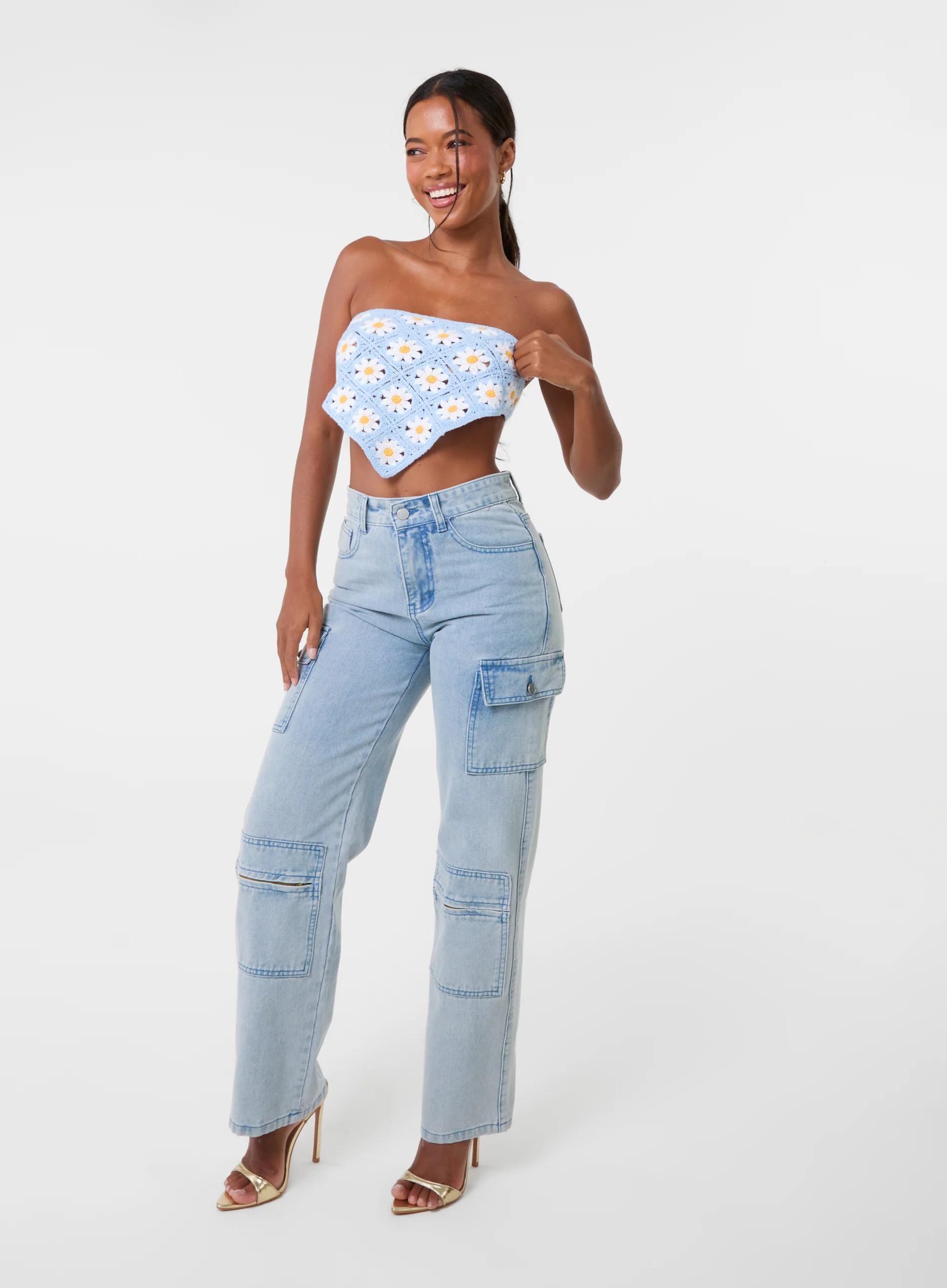 Daisy Crochet Hanky Top - Image 4