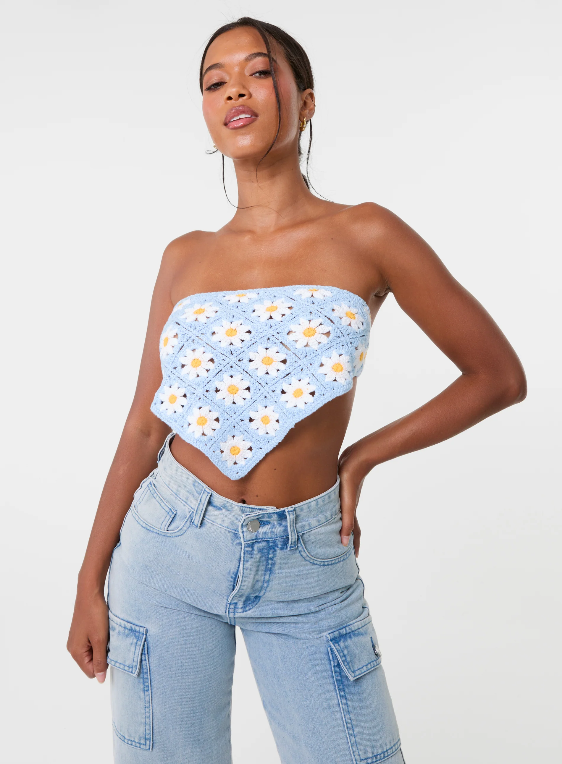Daisy Crochet Hanky Top - Image 5