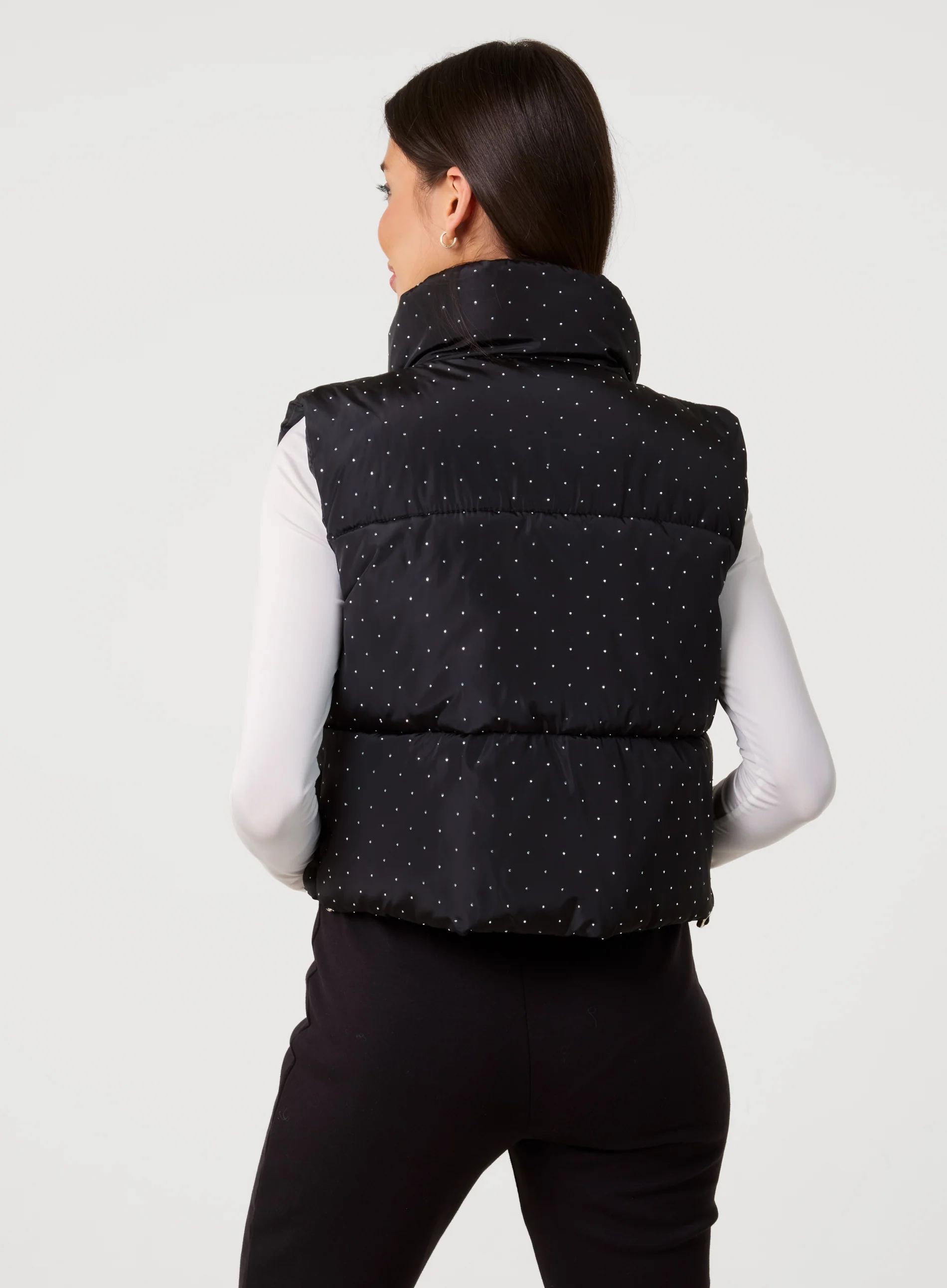Diamante Puffer Gilet - Image 4