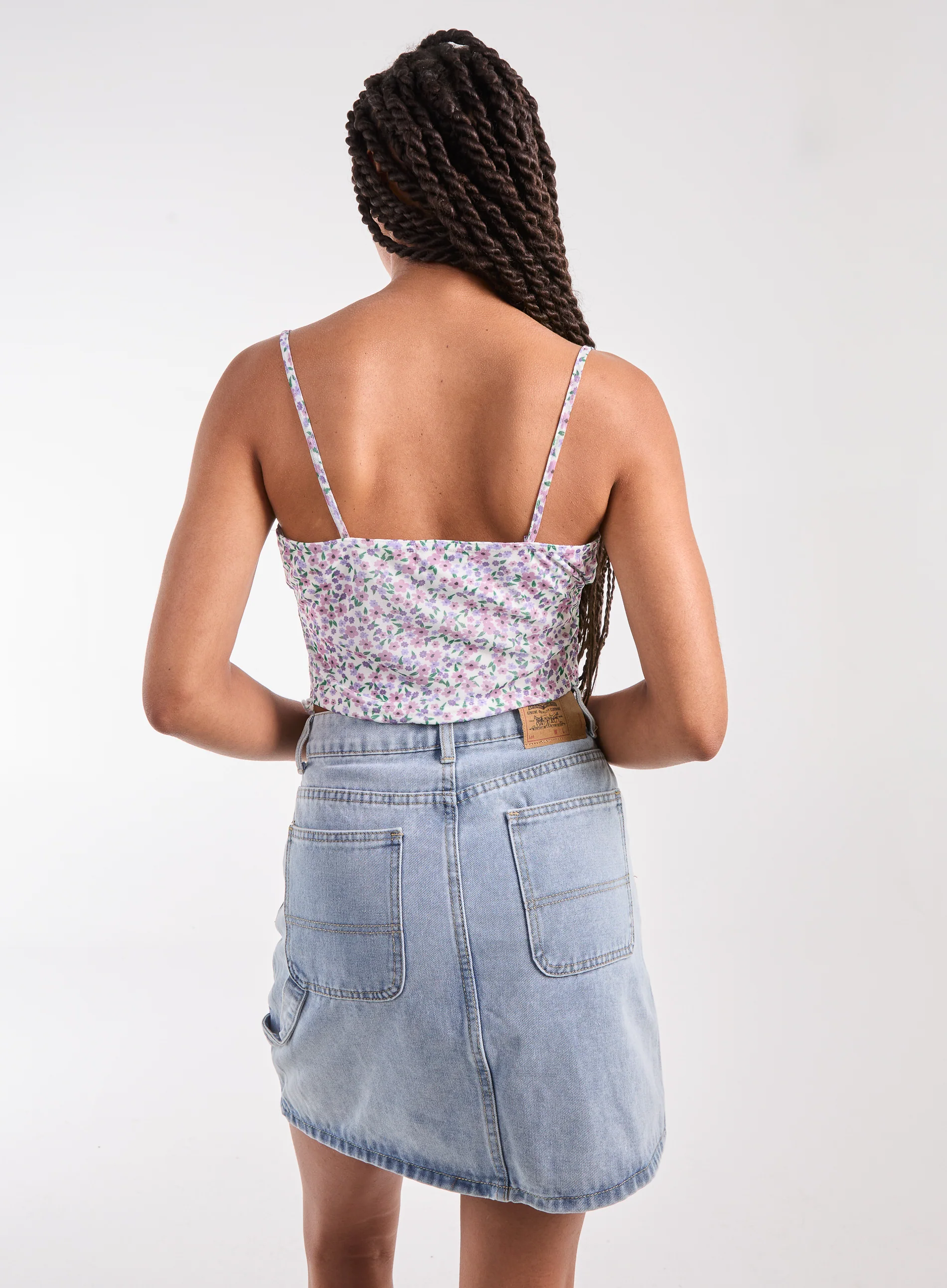 Ditsy Print Butterfly Cami Top - Image 4