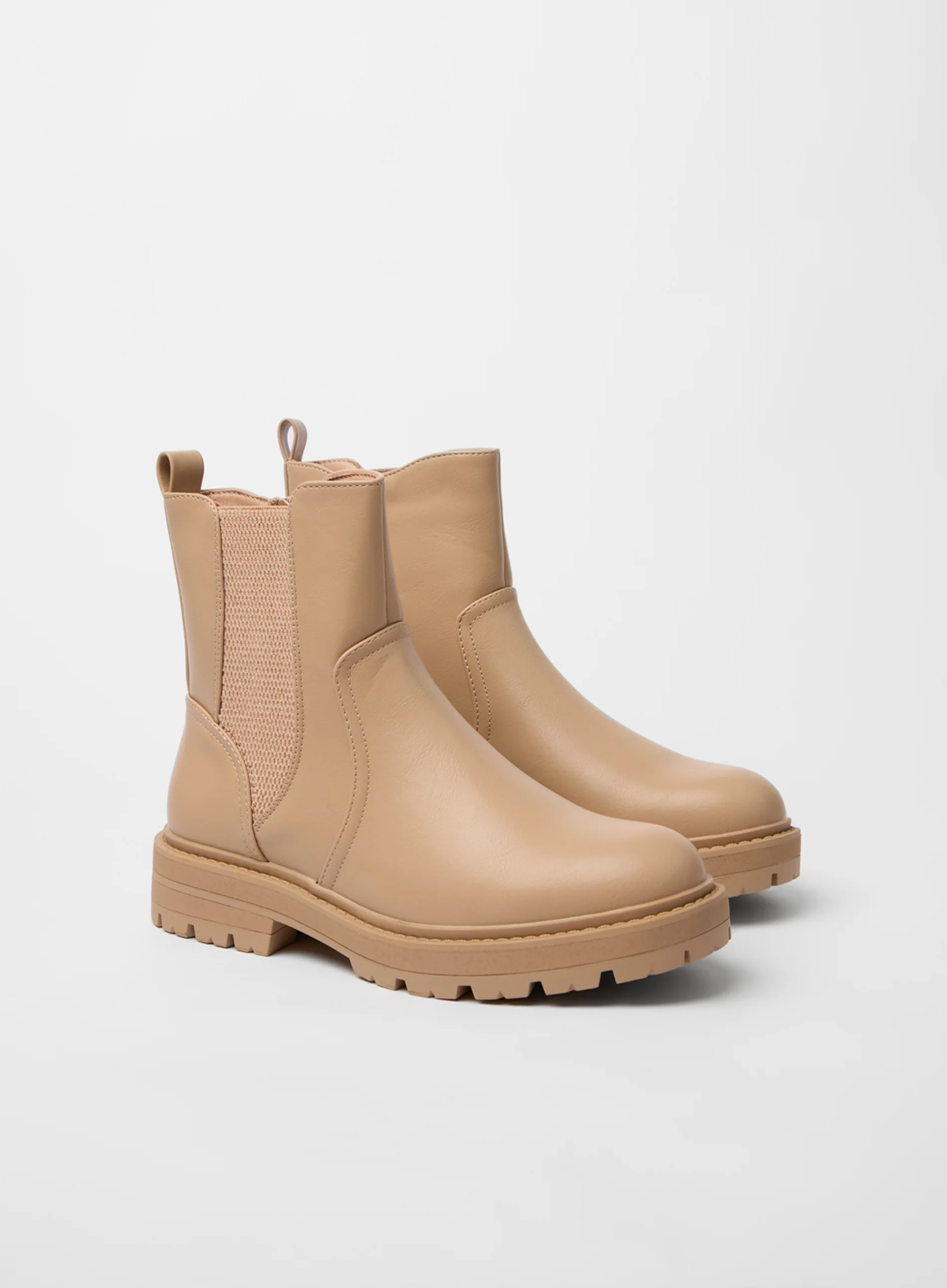 Elastic Side Ankle Boots - Image 2