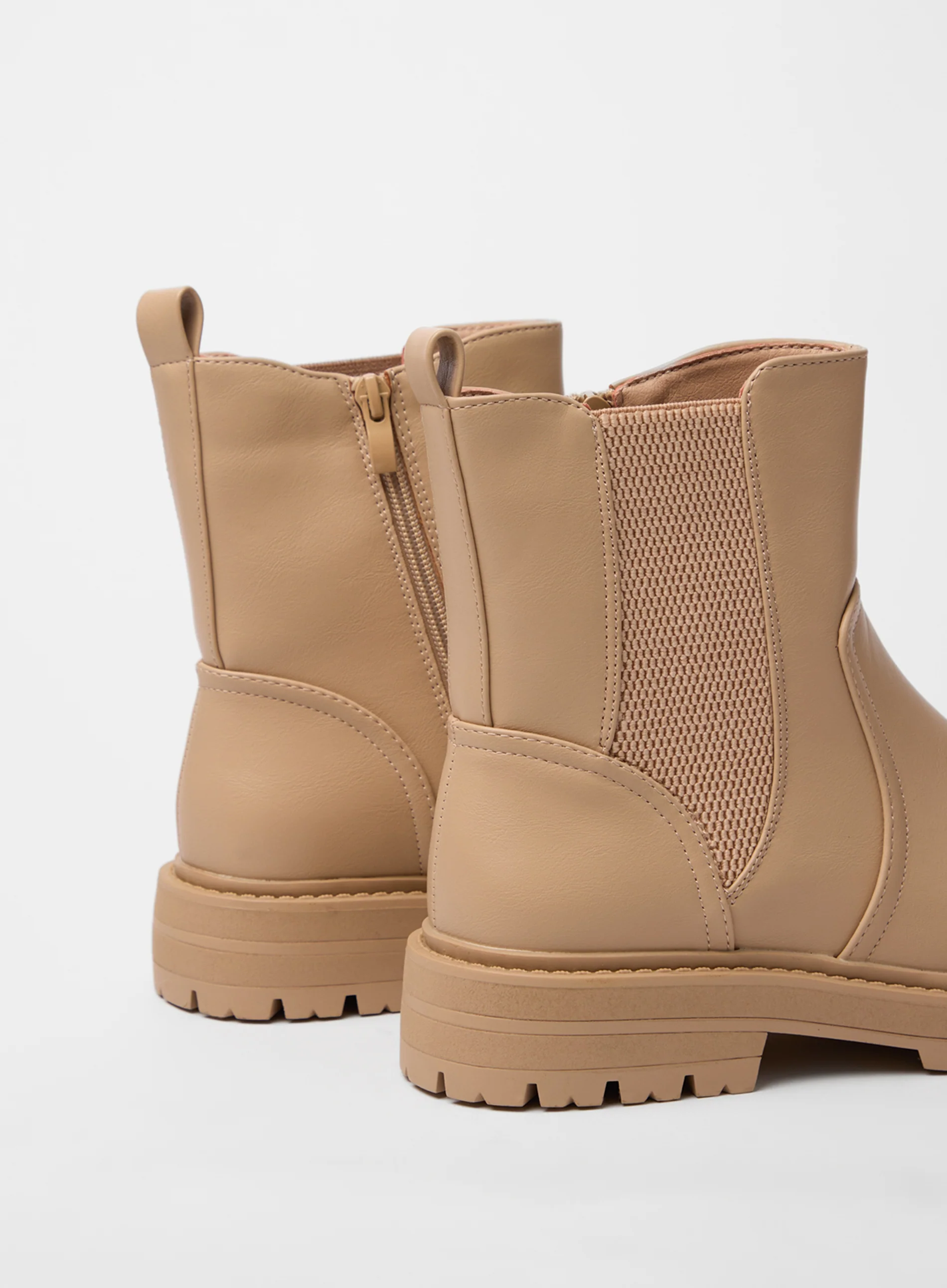Elastic Side Ankle Boots - Image 3