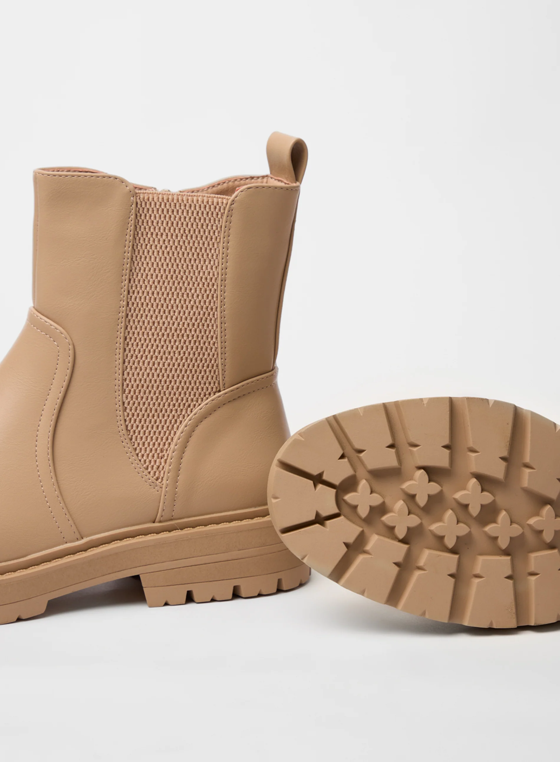 Elastic Side Ankle Boots - Image 4