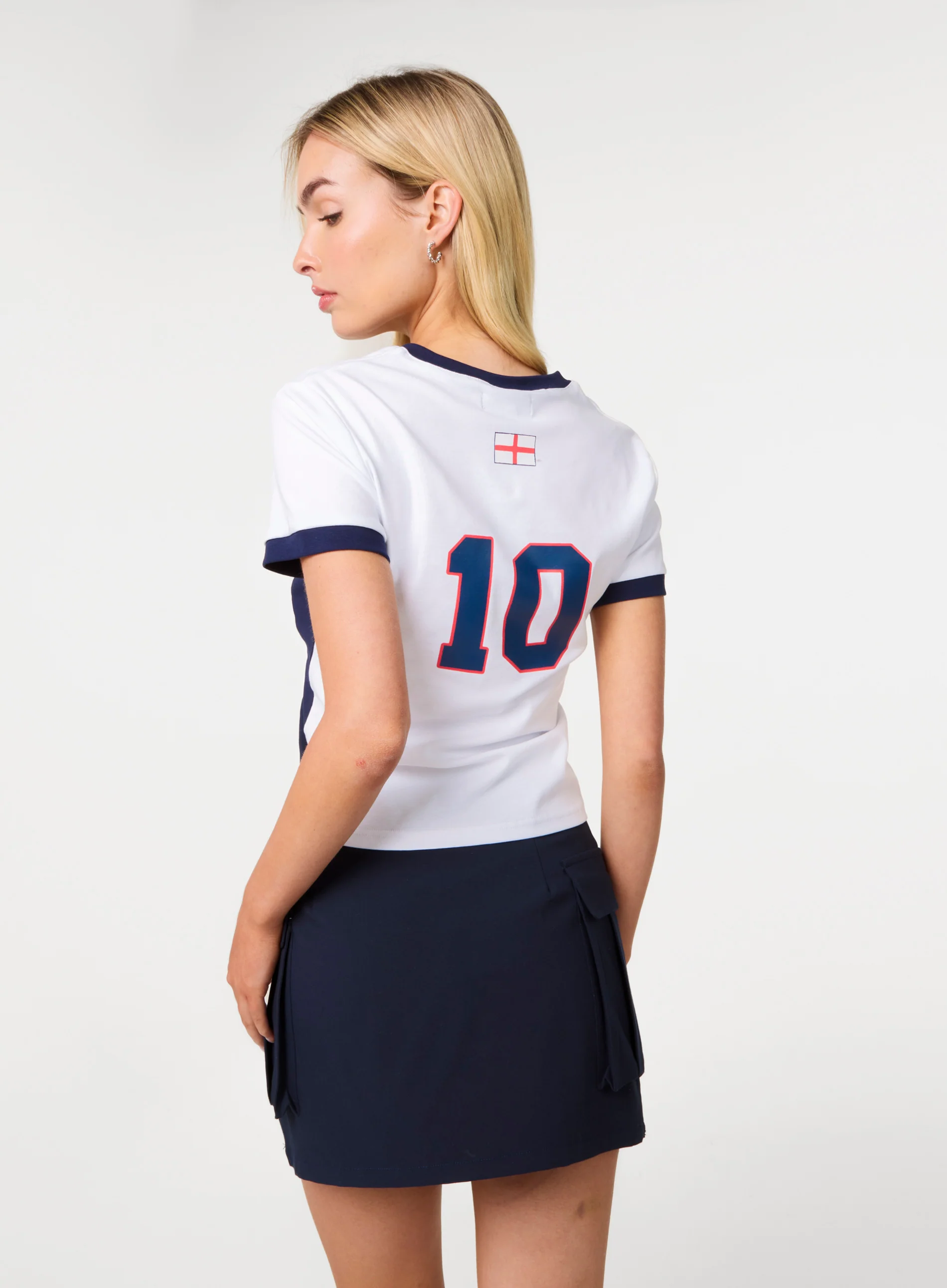 England Embellished Football T-Shirt - Image 4