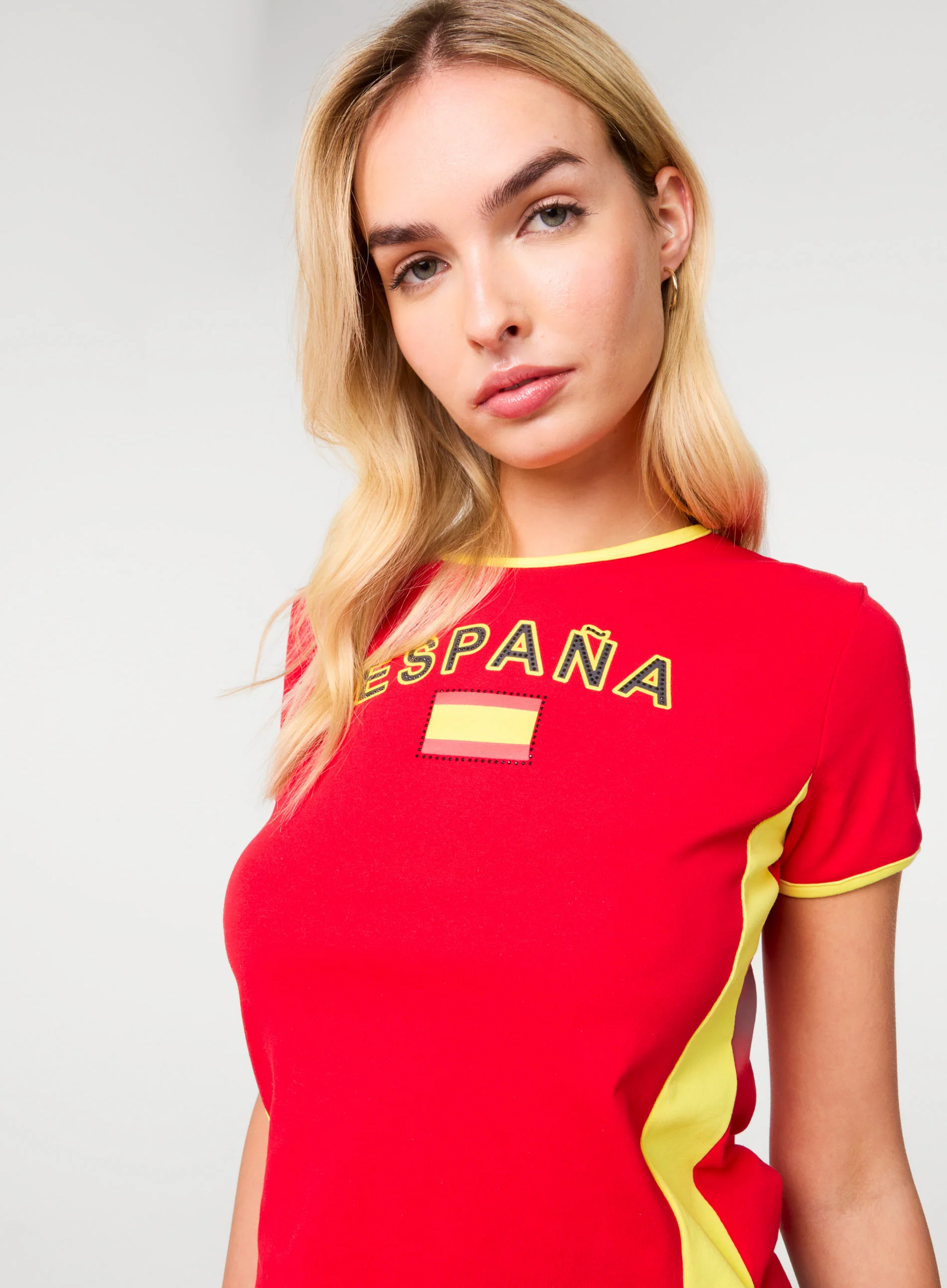 Espana Embellished Football T-Shirt - Image 3
