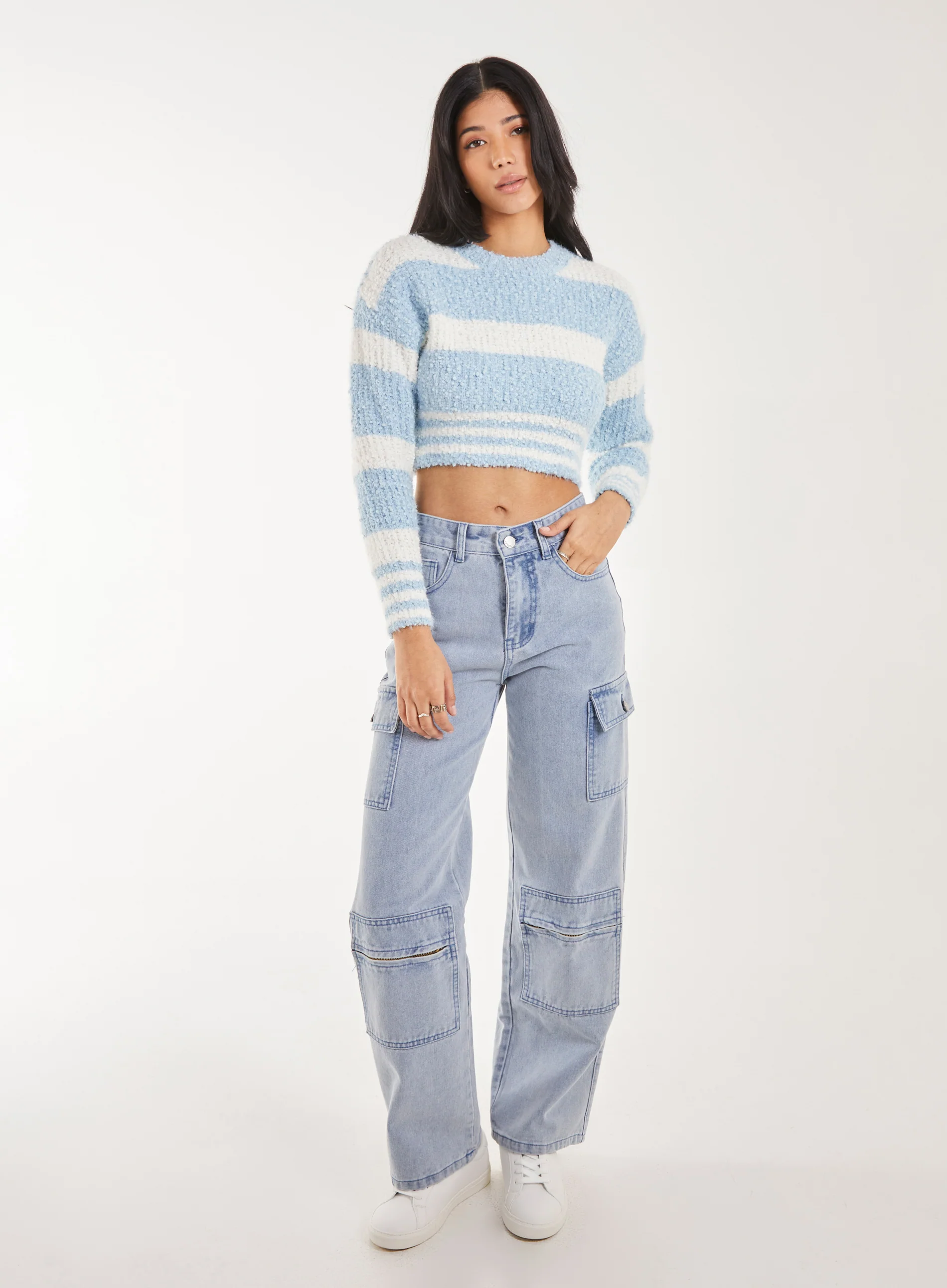 Fluffy Cropped jumper - Image 2