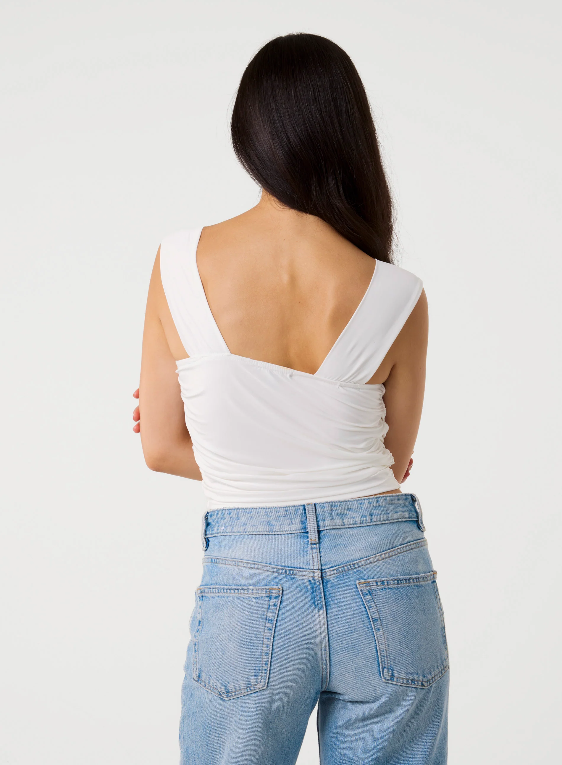 Gold Buckle Front Crop Top - Image 4
