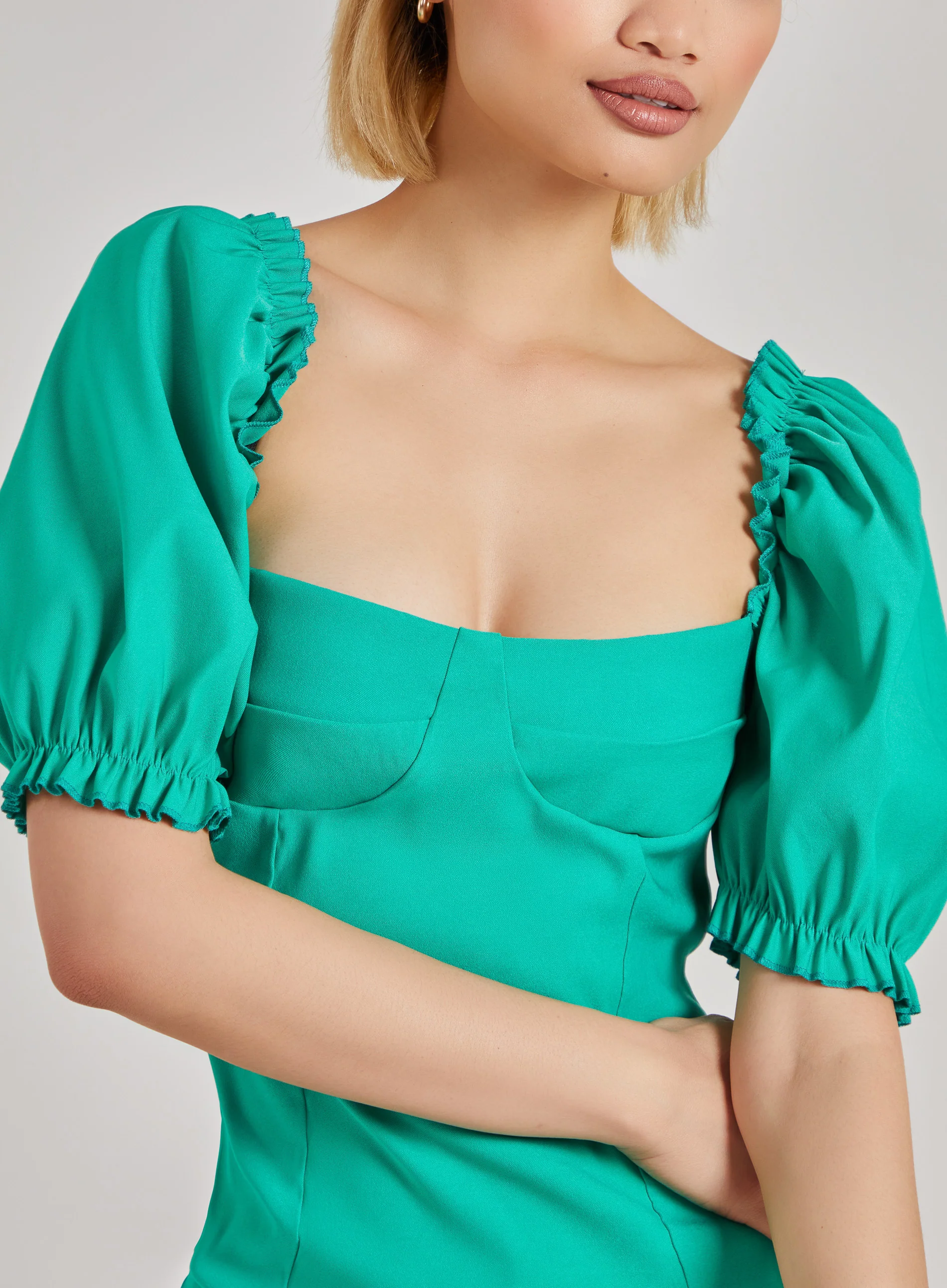 Bengline Corset Frill Detail Mini Dress - Image 3