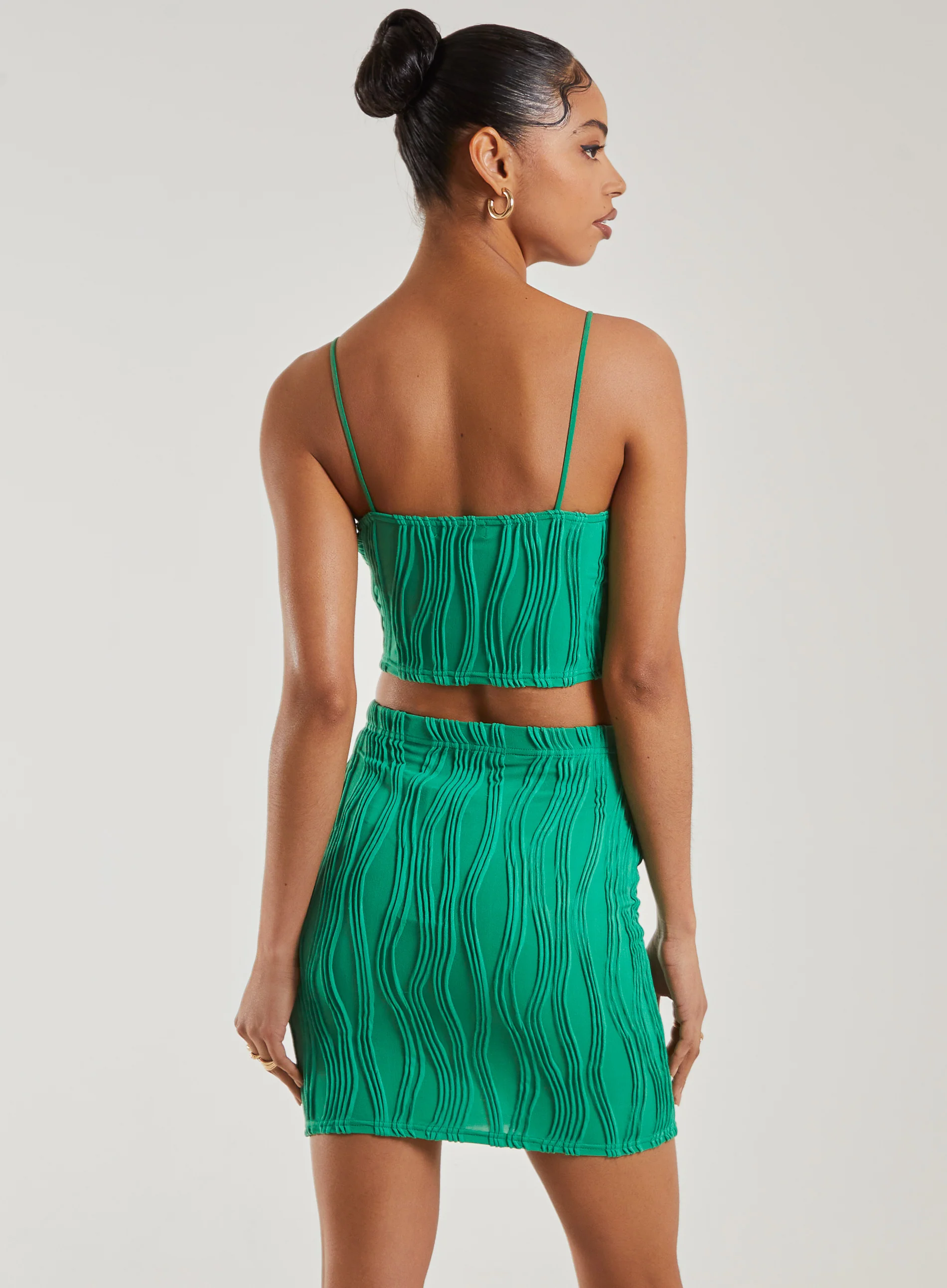 Ripple Cupped Crop Top - Image 4