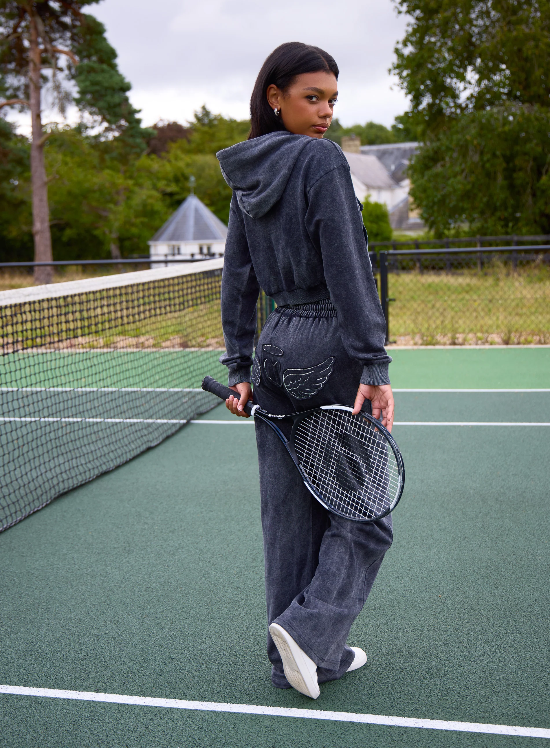 Halo Diamante Wide Leg Joggers