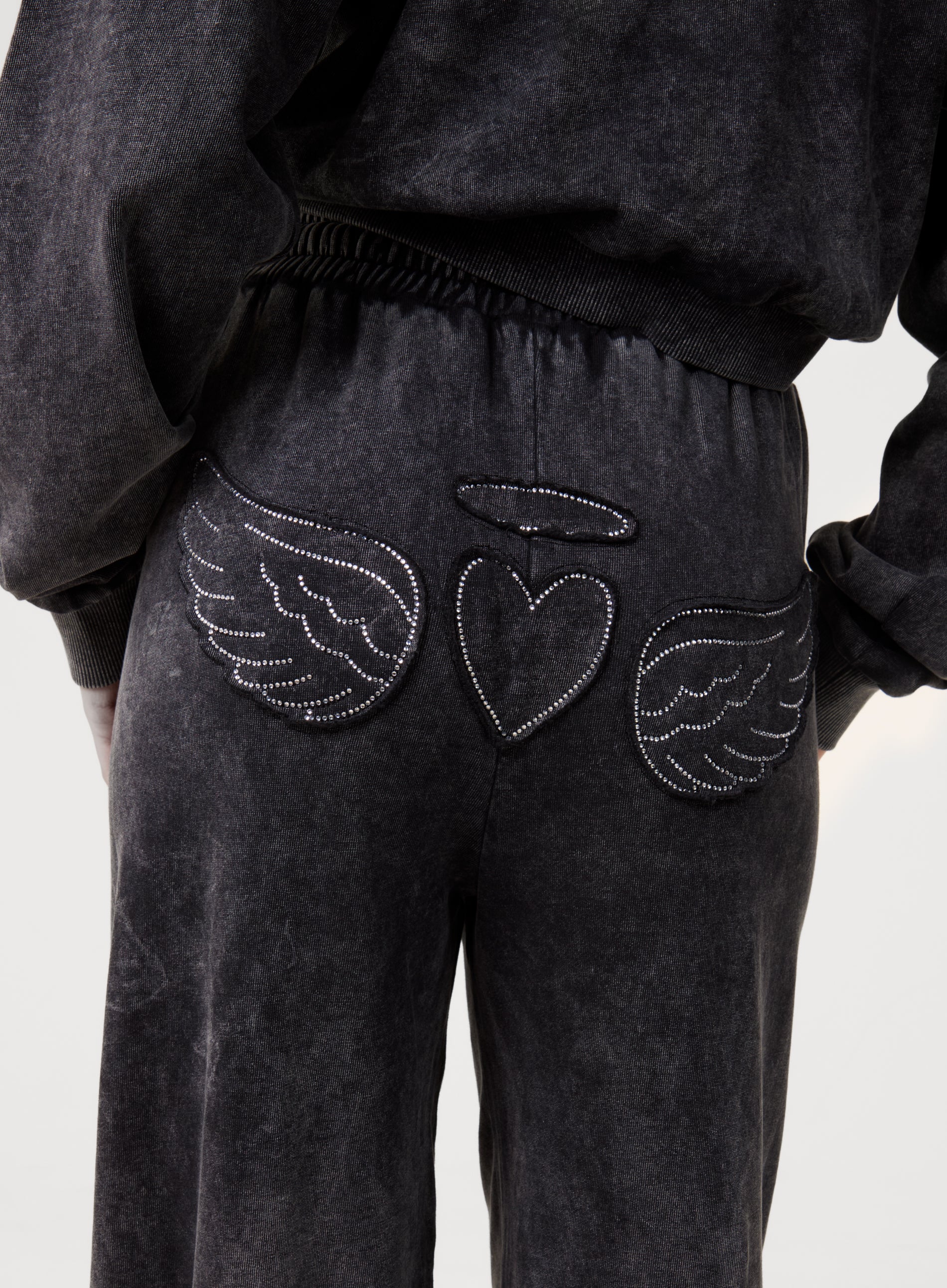 Halo Diamante Wide Leg Joggers - Image 3