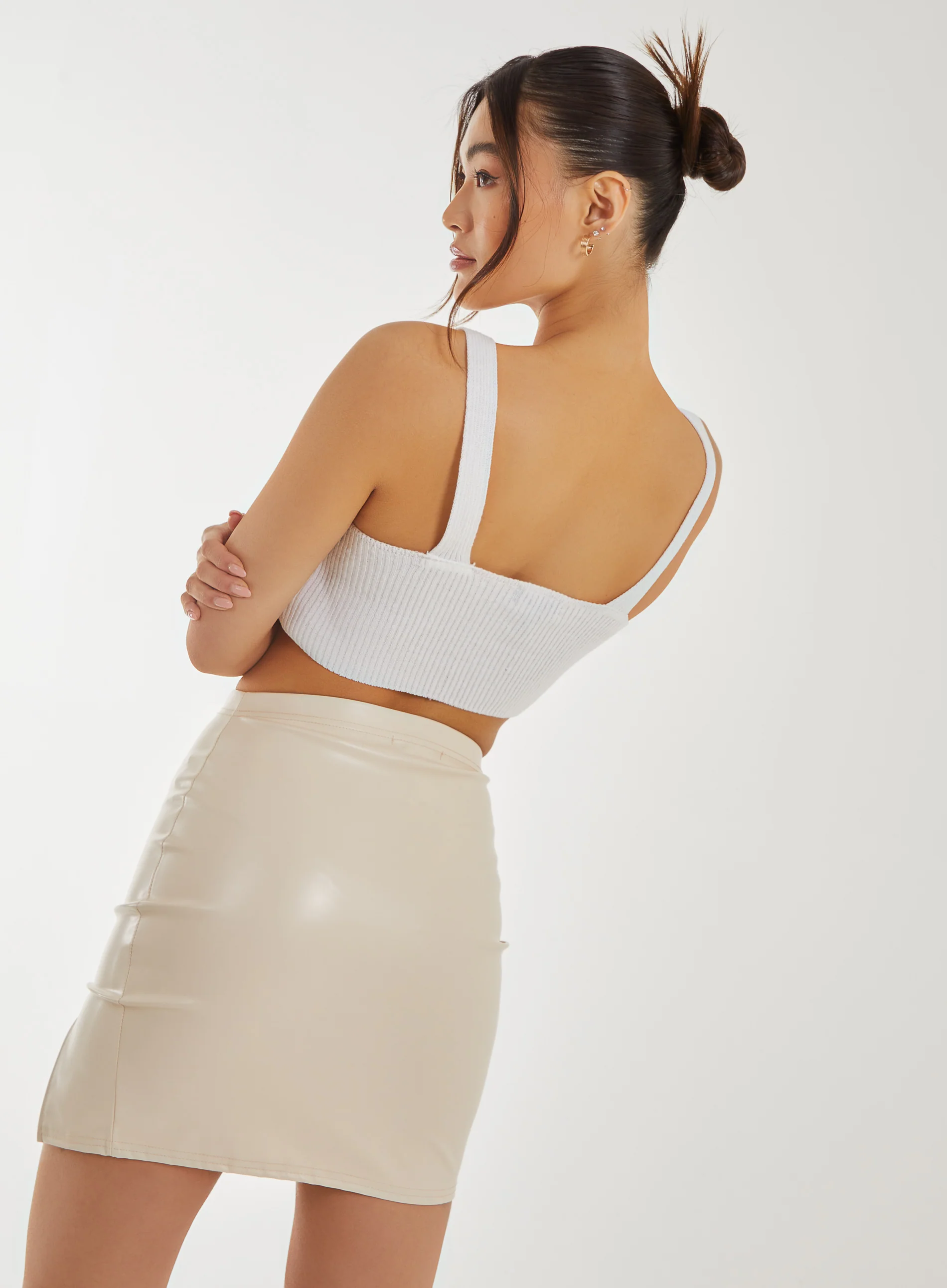 Fine Knit Bralette Vest - Image 4