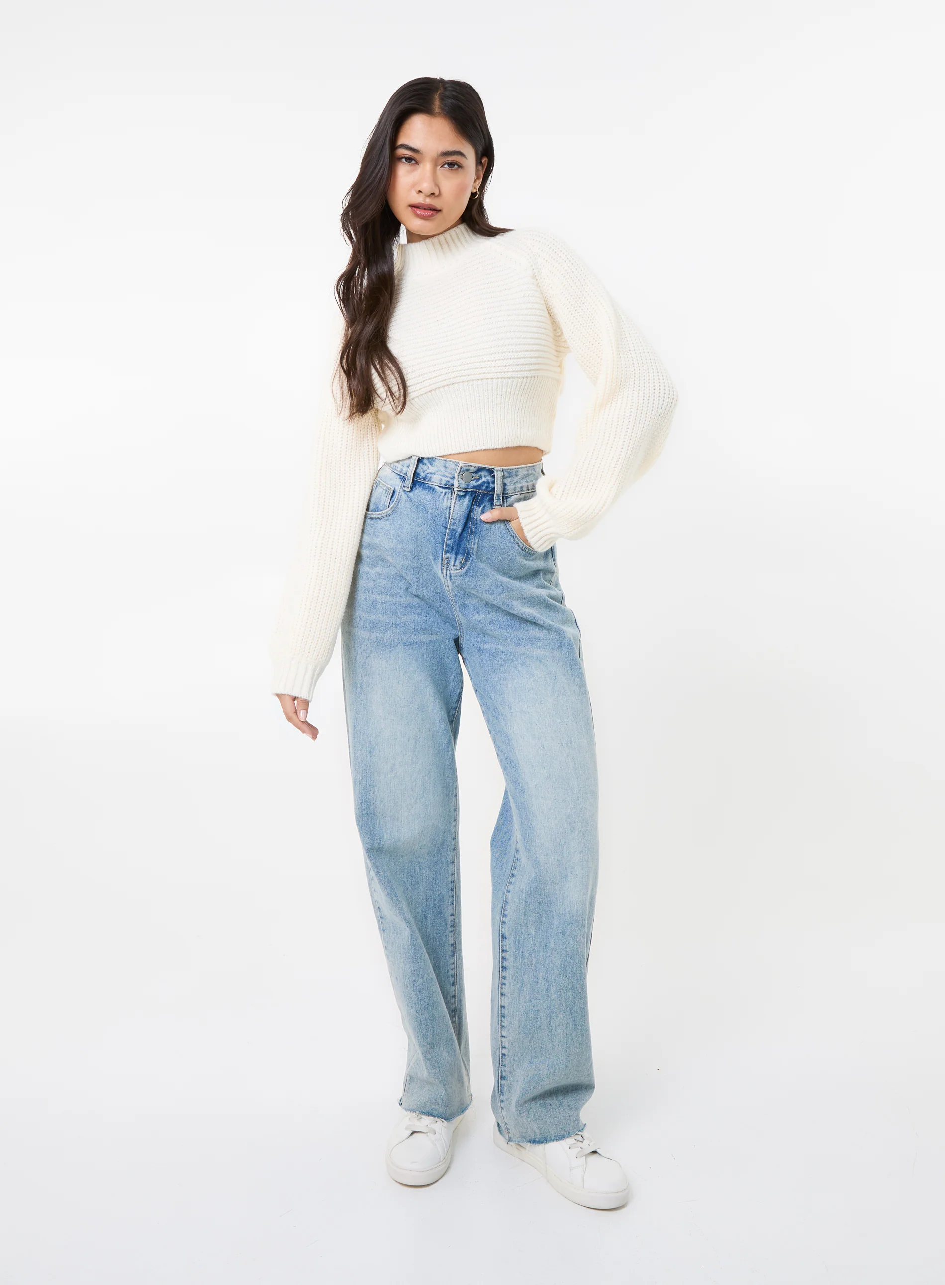 High Neck Knitted Jumper - Image 2