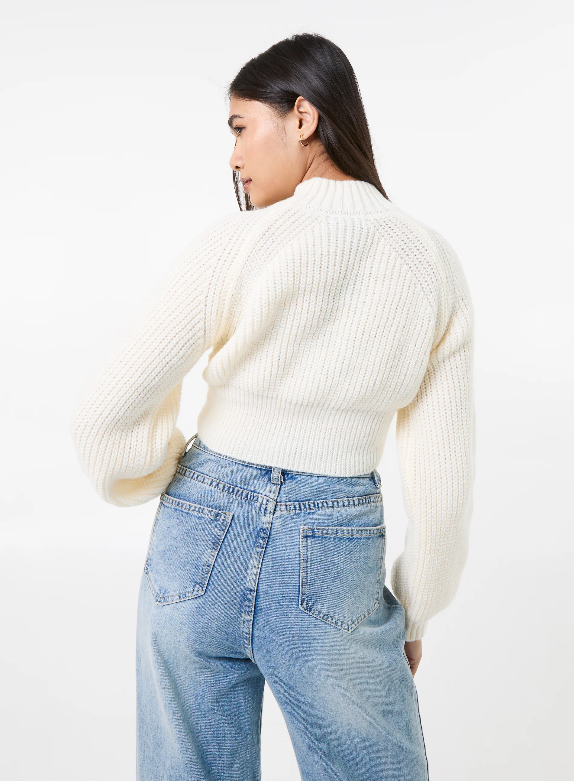 High Neck Knitted Jumper - Image 4