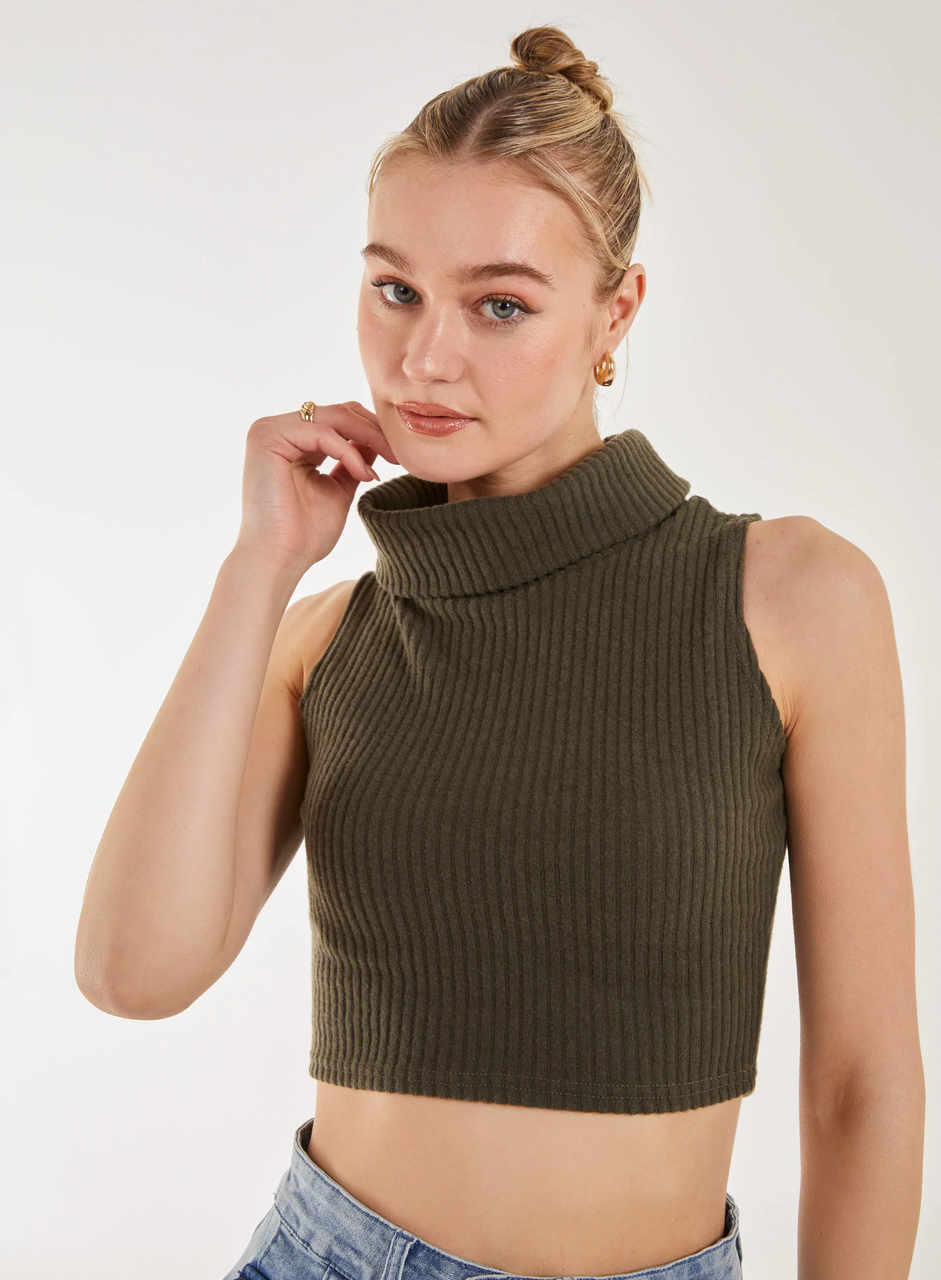 Brushed Racer Rib Vest - Image 3