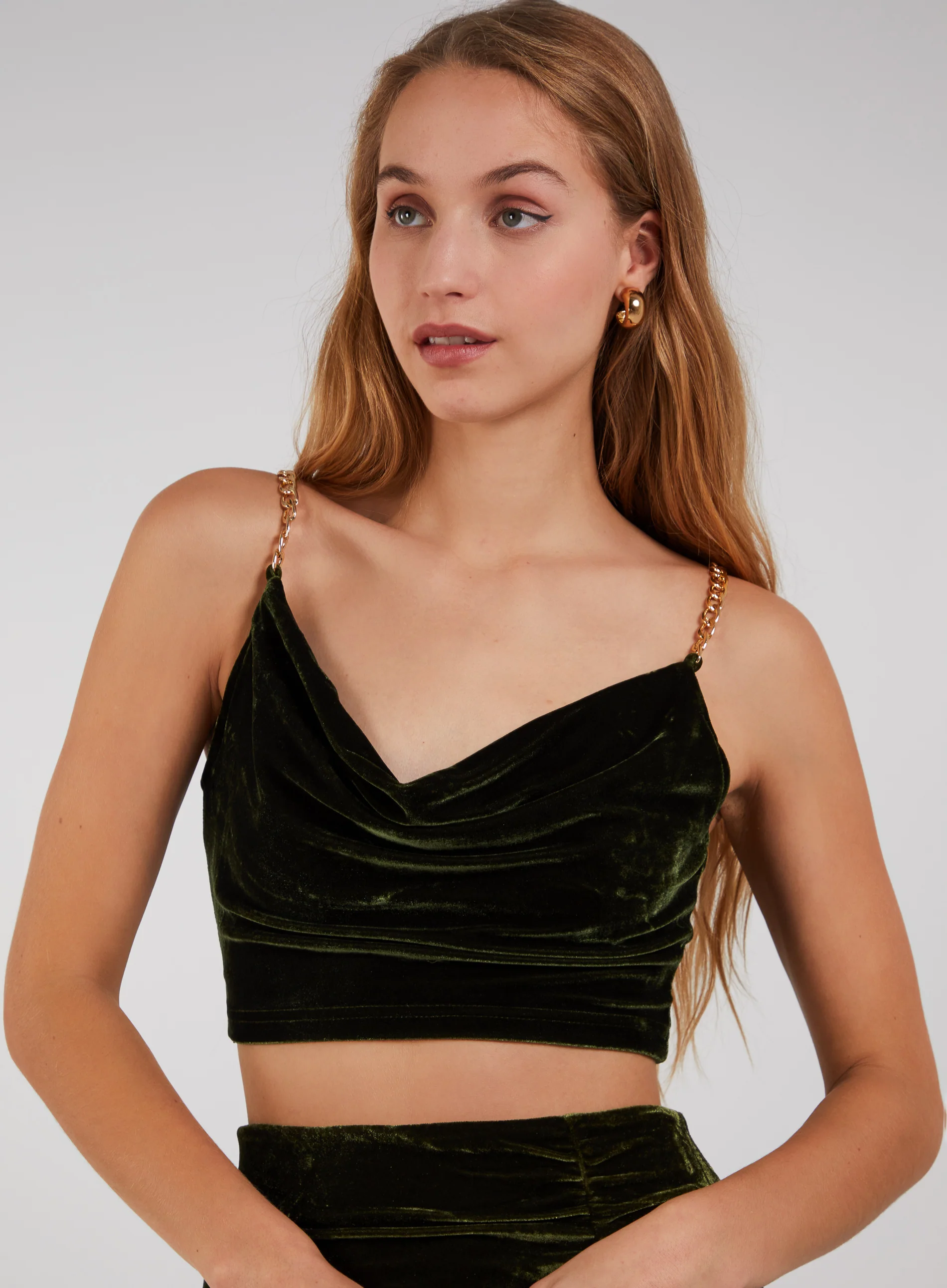 Chain Detail Crop Top - Image 3