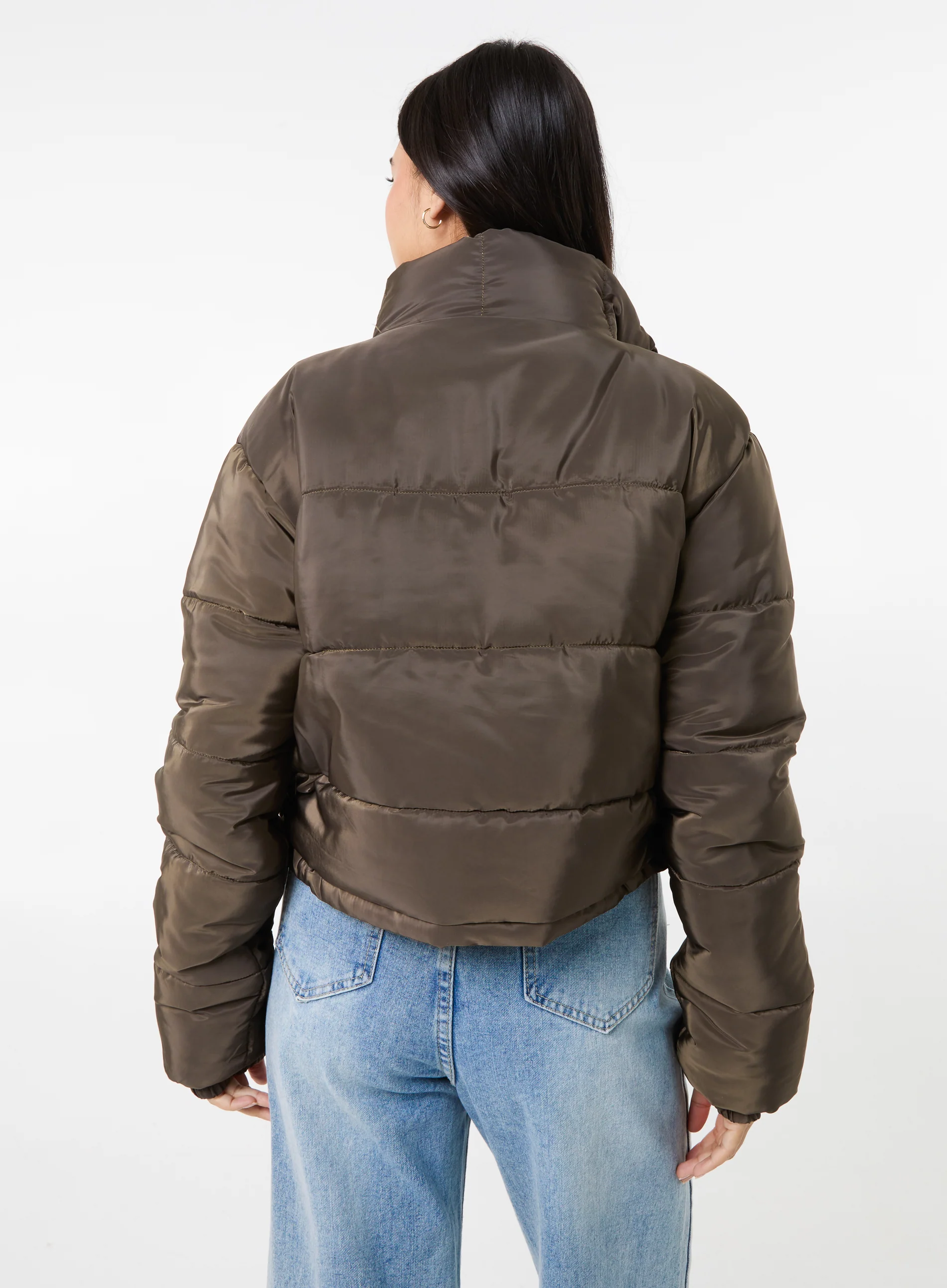 Crop Bomber Jacket - Image 4