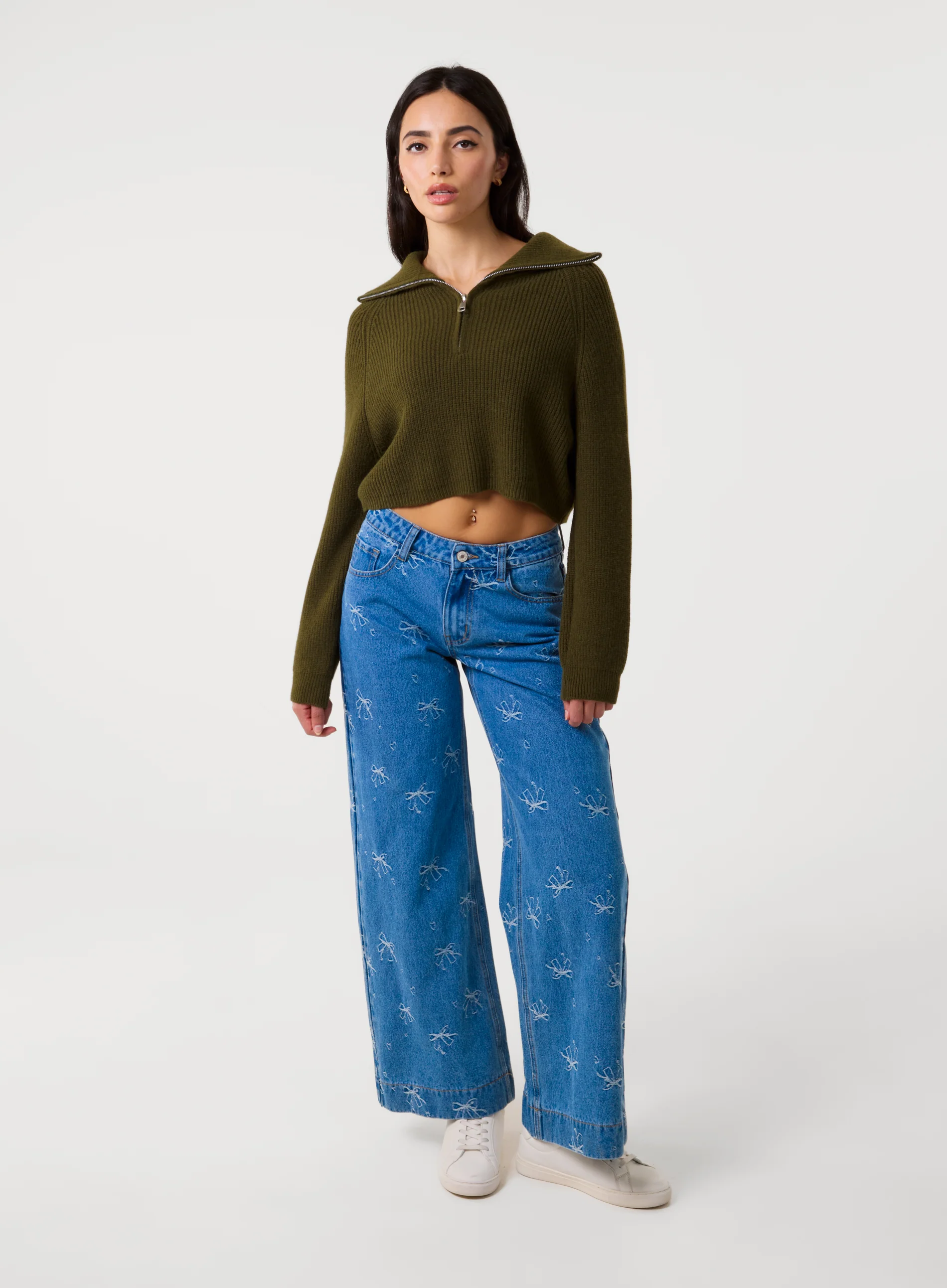 Half Zip Knitted Jumper - Image 2