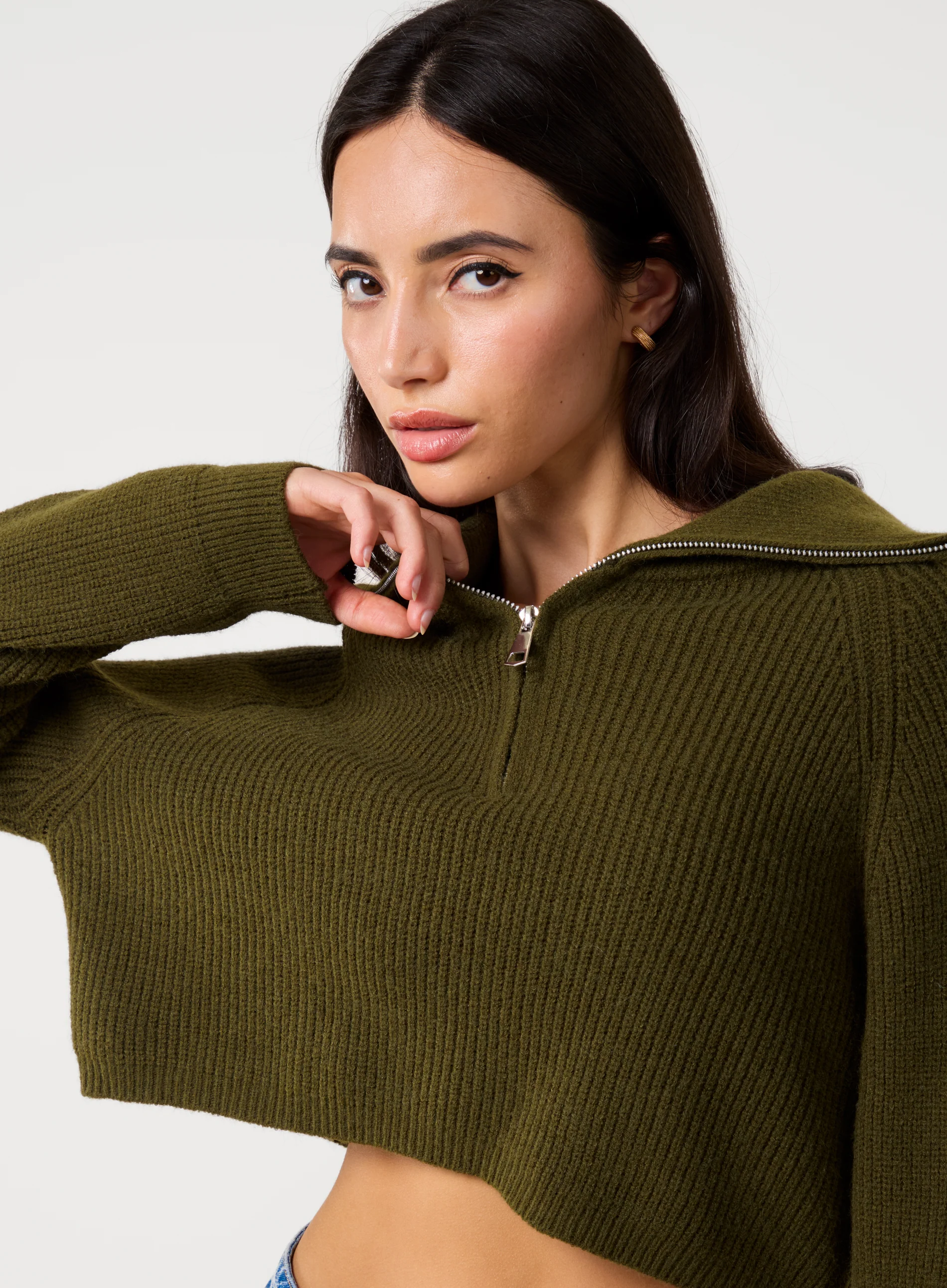 Half Zip Knitted Jumper - Image 3