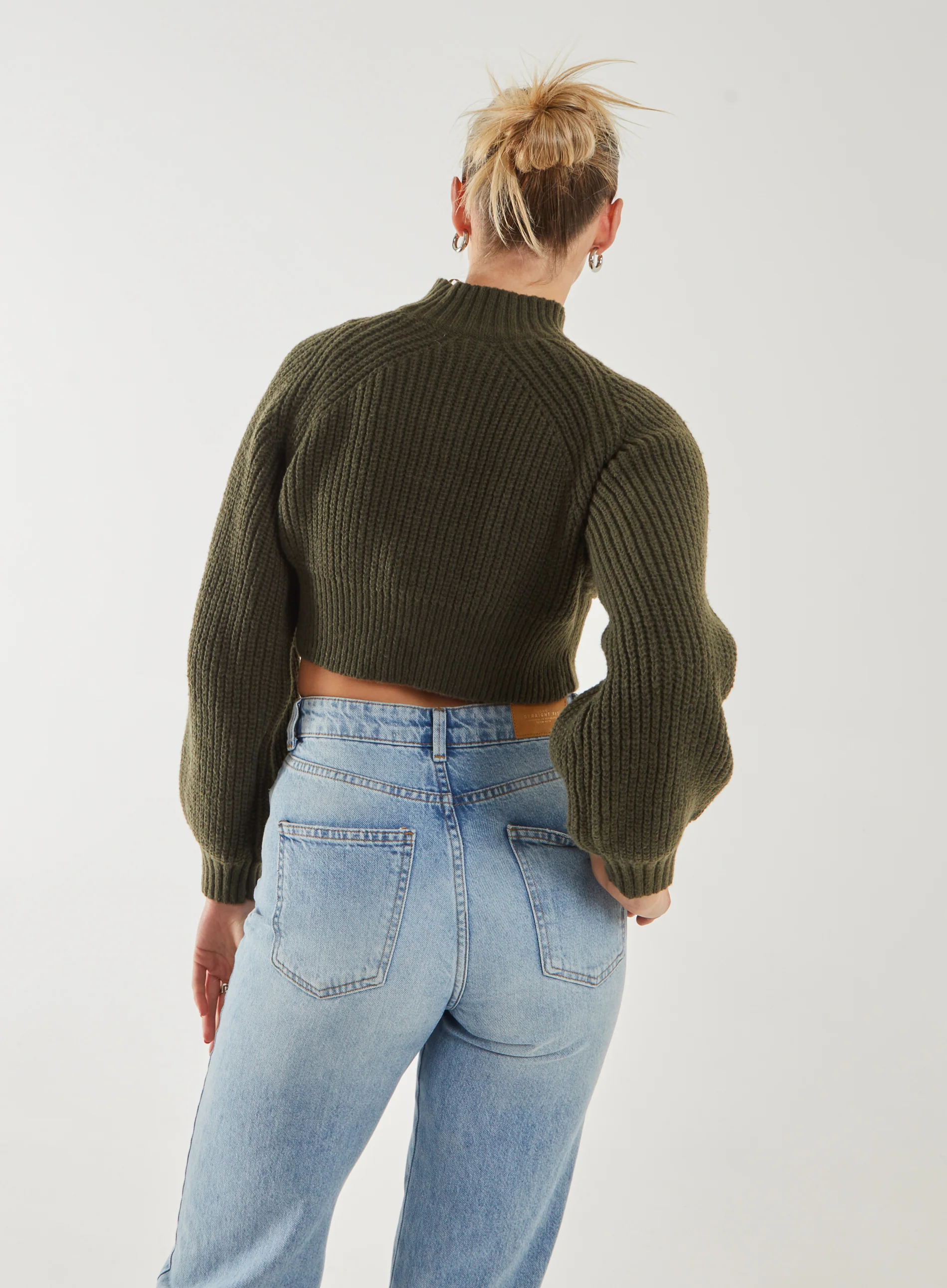 High Neck Knitted Jumper - Image 4