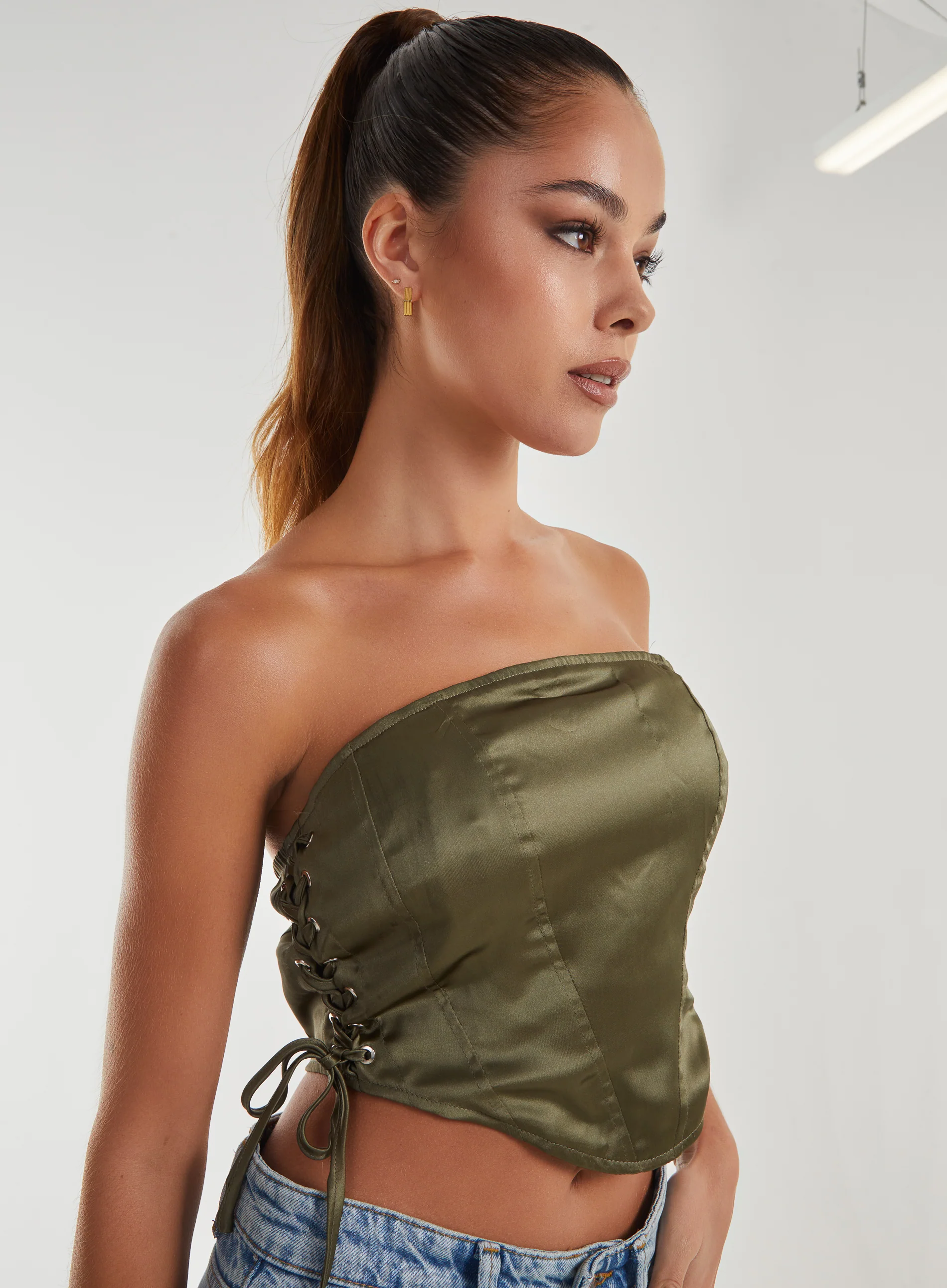 Lace Up Corset Top - Image 3