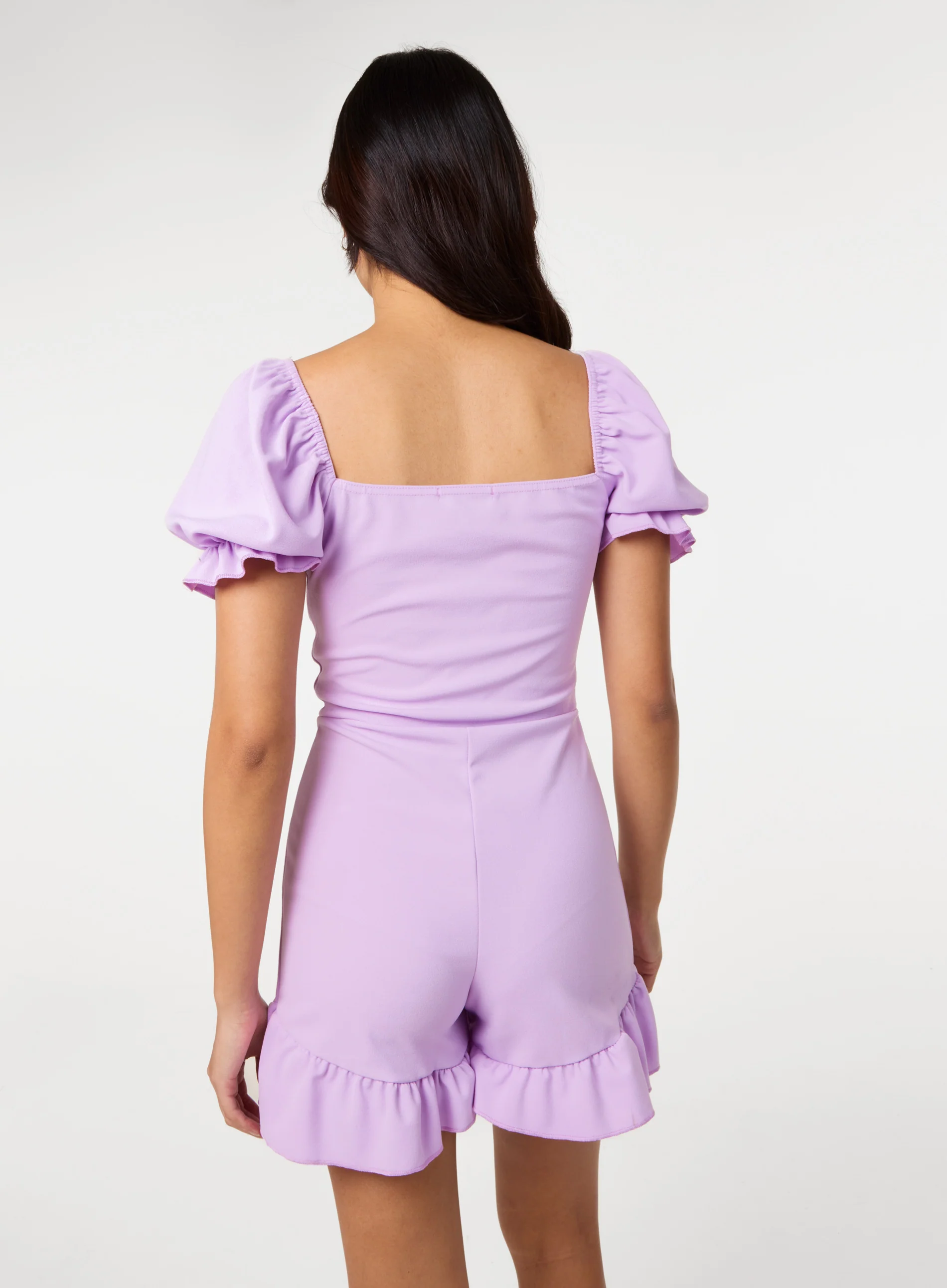 Frill Hem Milkmaid Playsuit - Image 4