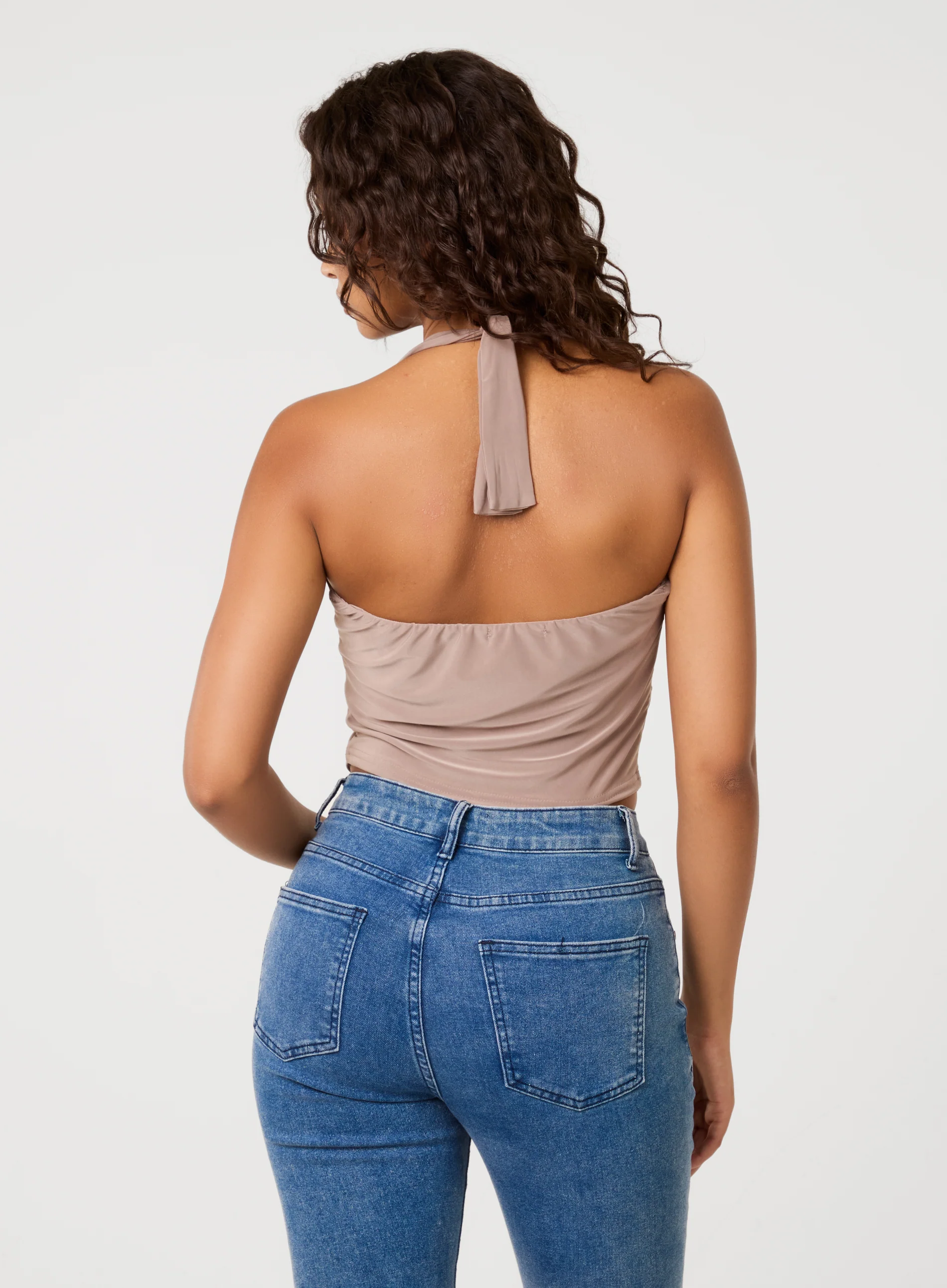 Knot Front Halter Top - Image 4