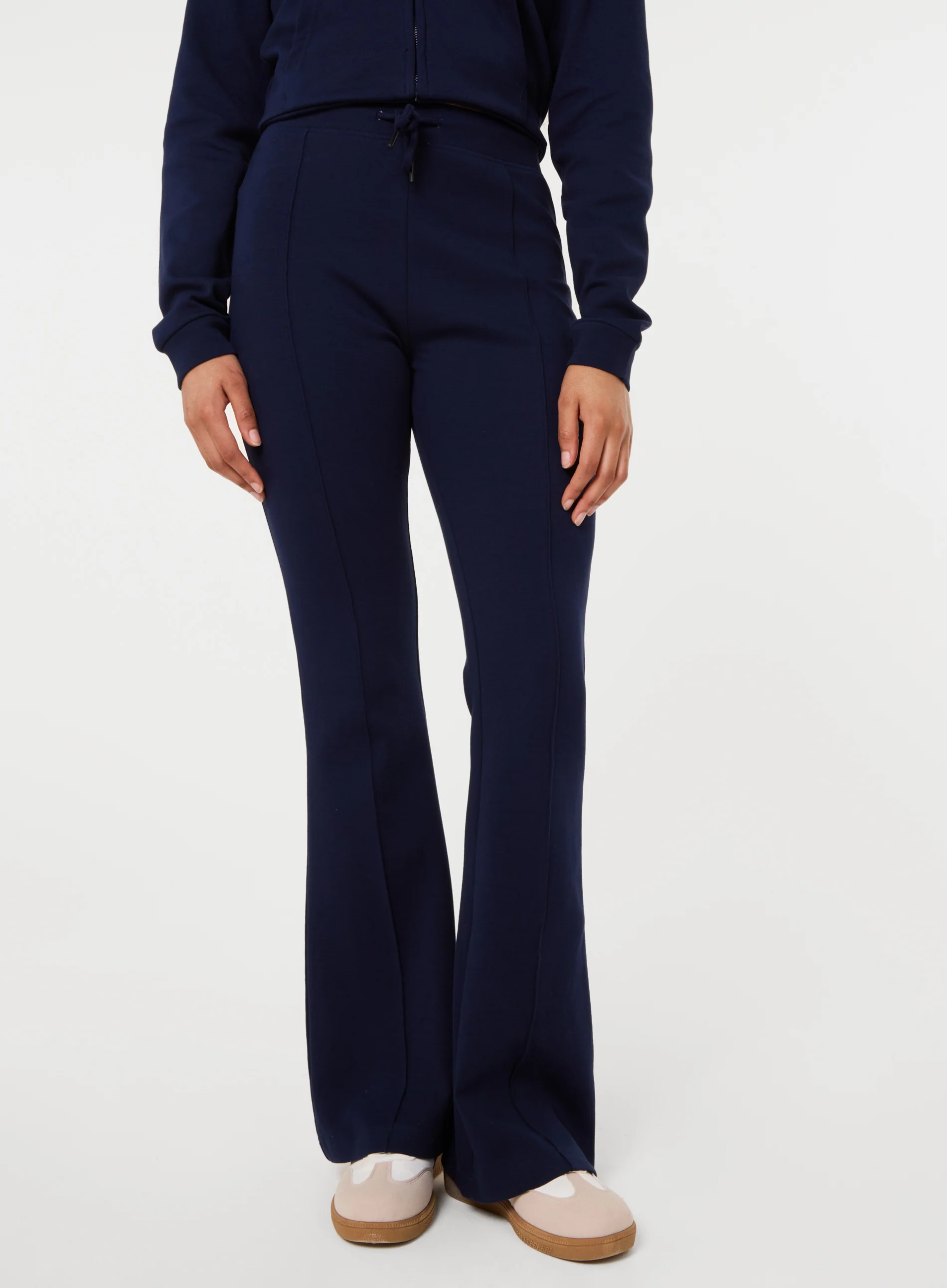 Pin Tuck Jersey Flares - Image 2