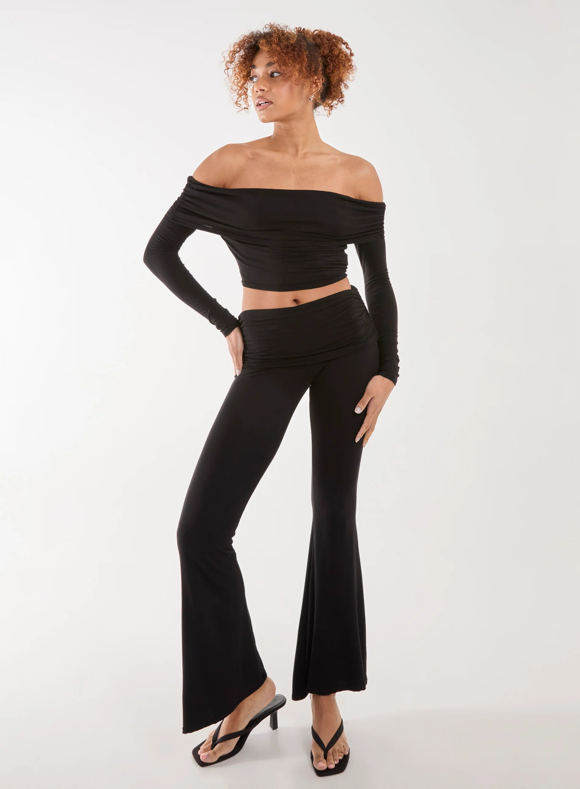 Off the Shoulder Lounge Top - Image 2
