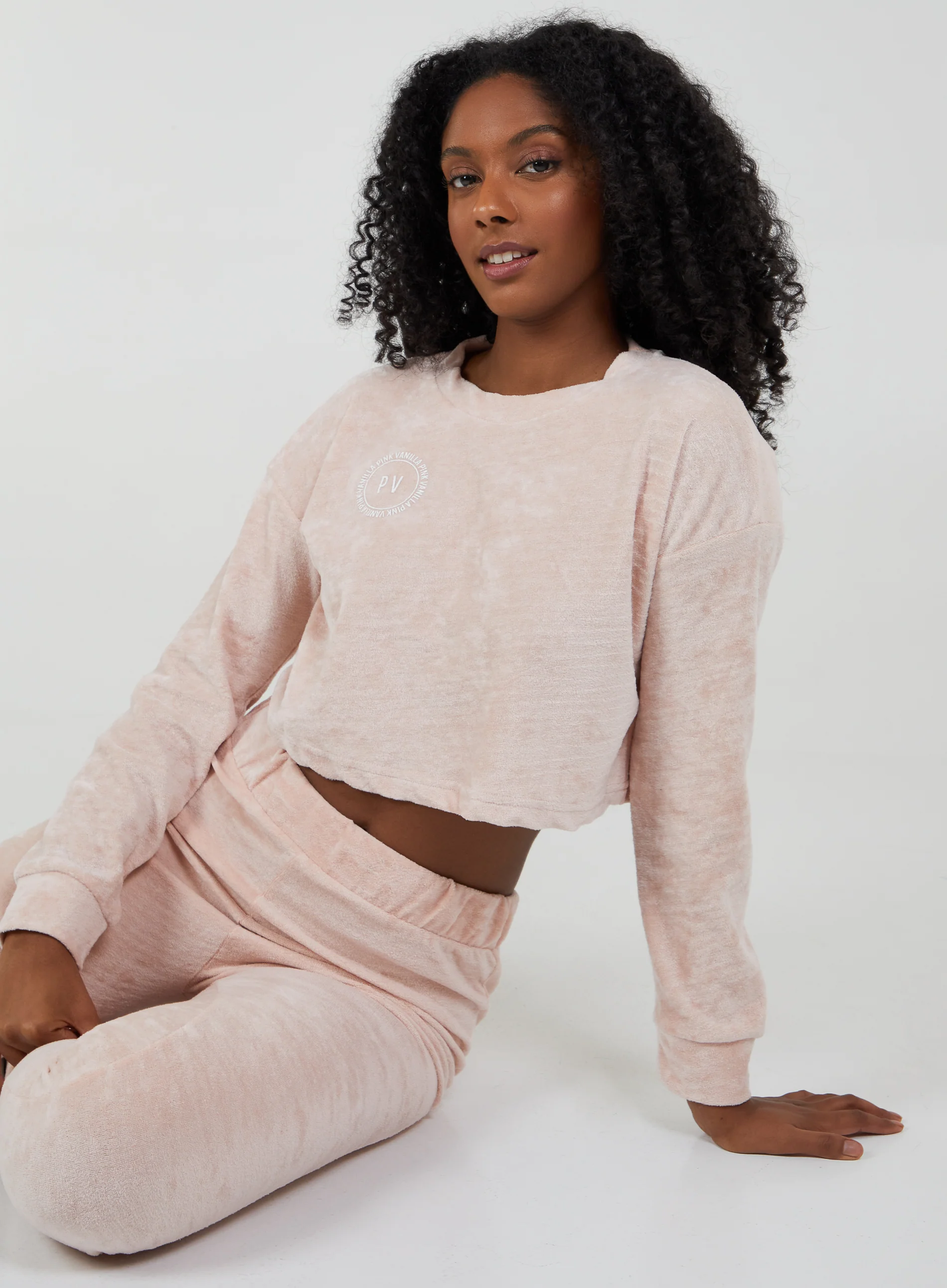 Pink Vanilla Long Sleeve Cropped Jumper - Image 5