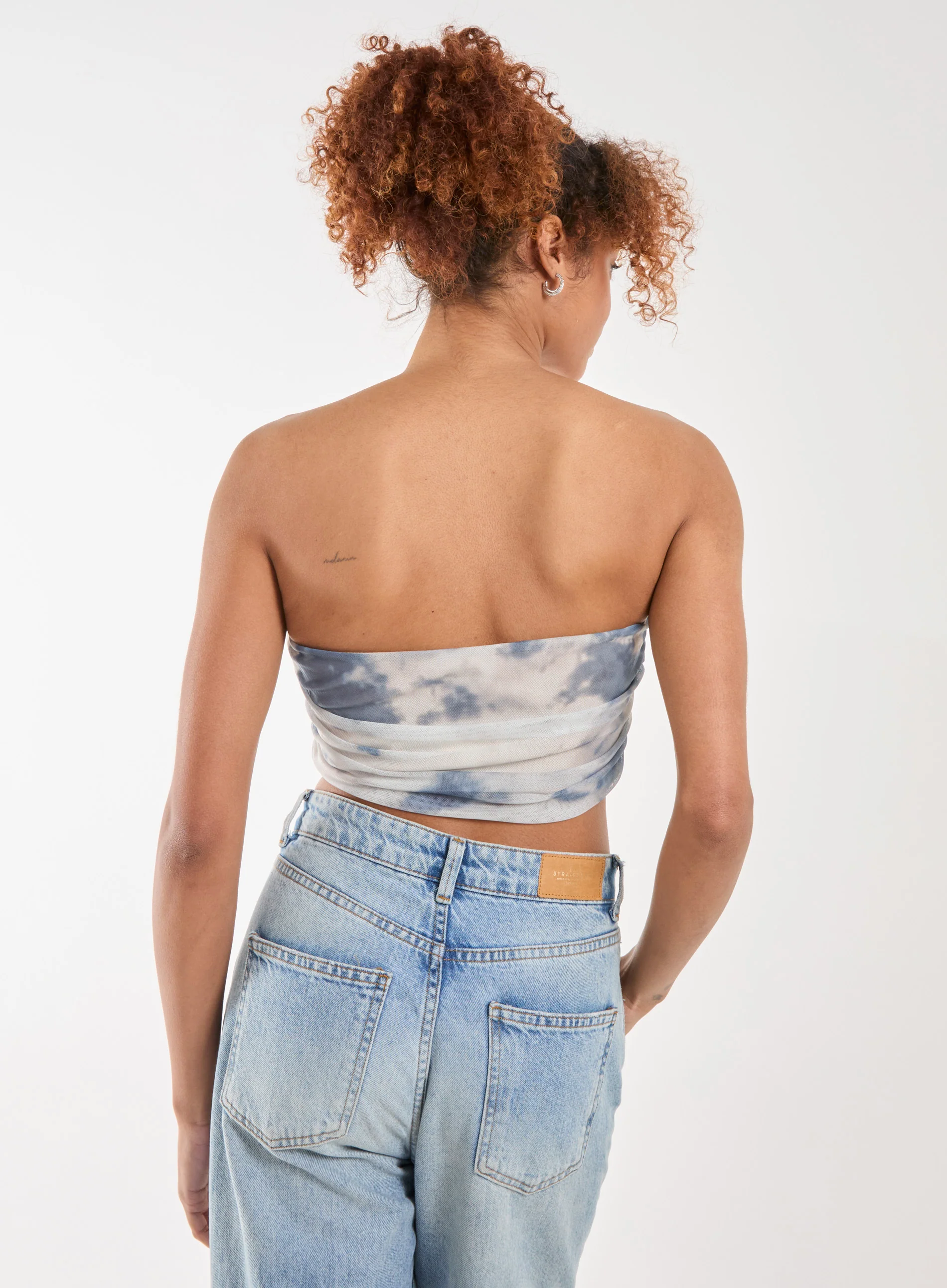 Printed Distressed Print Corset - Image 4