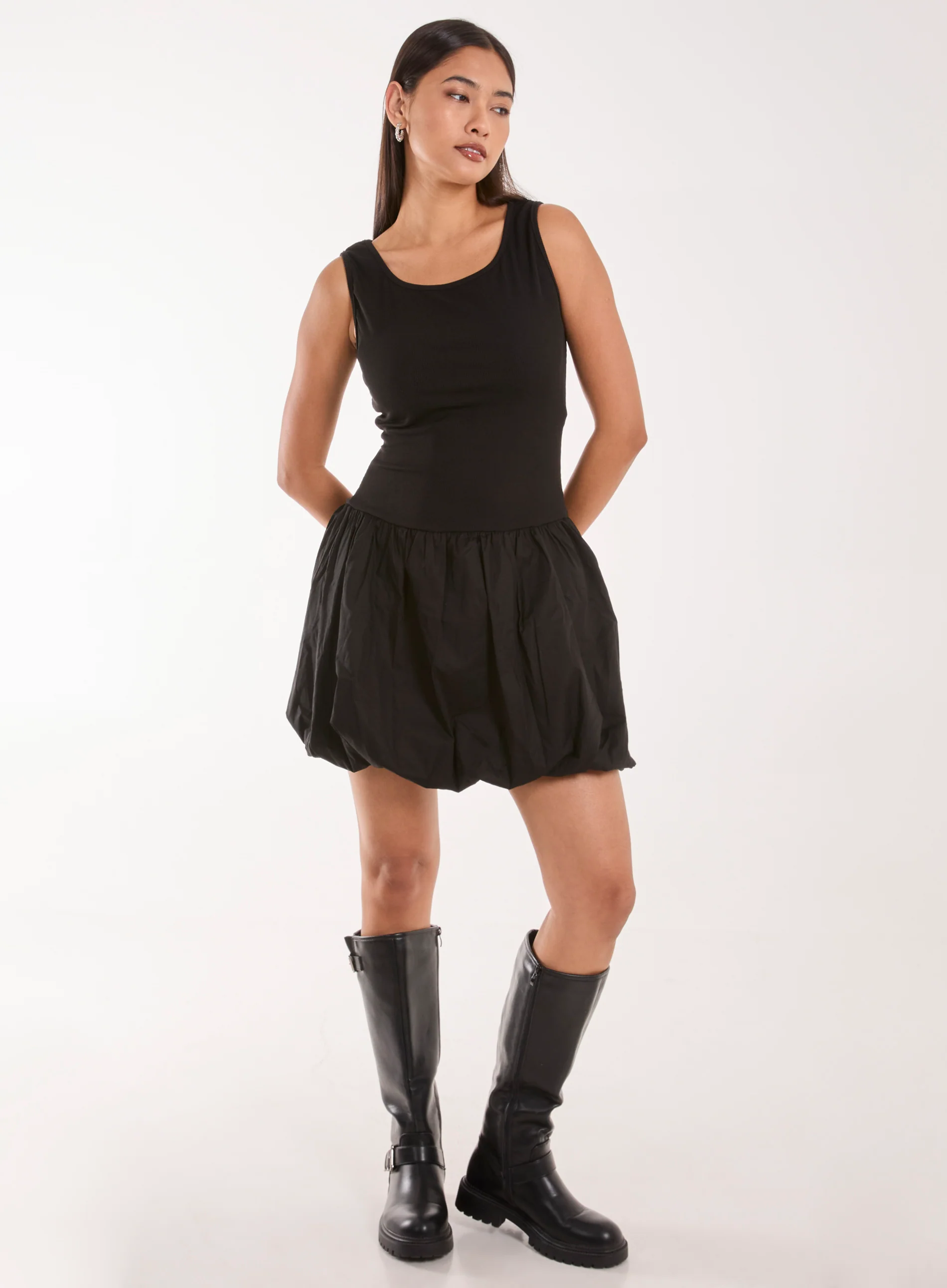 Puffball Mini Dress