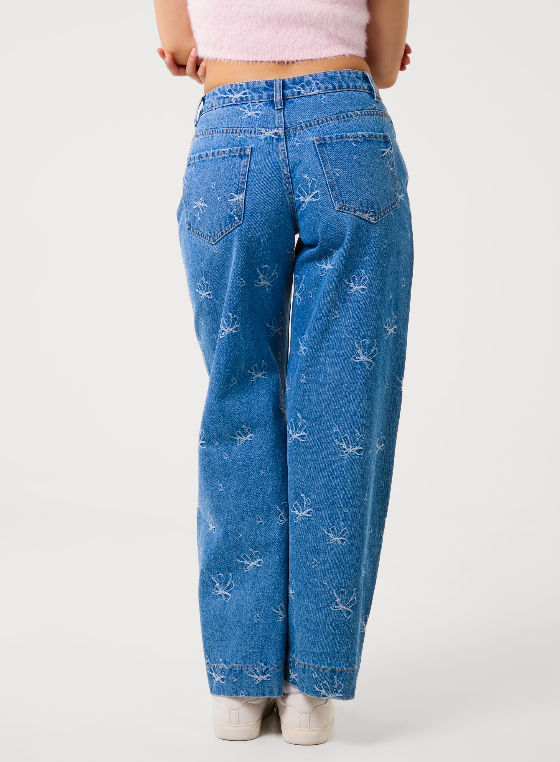 Ribbon Bow Jeans - Image 4
