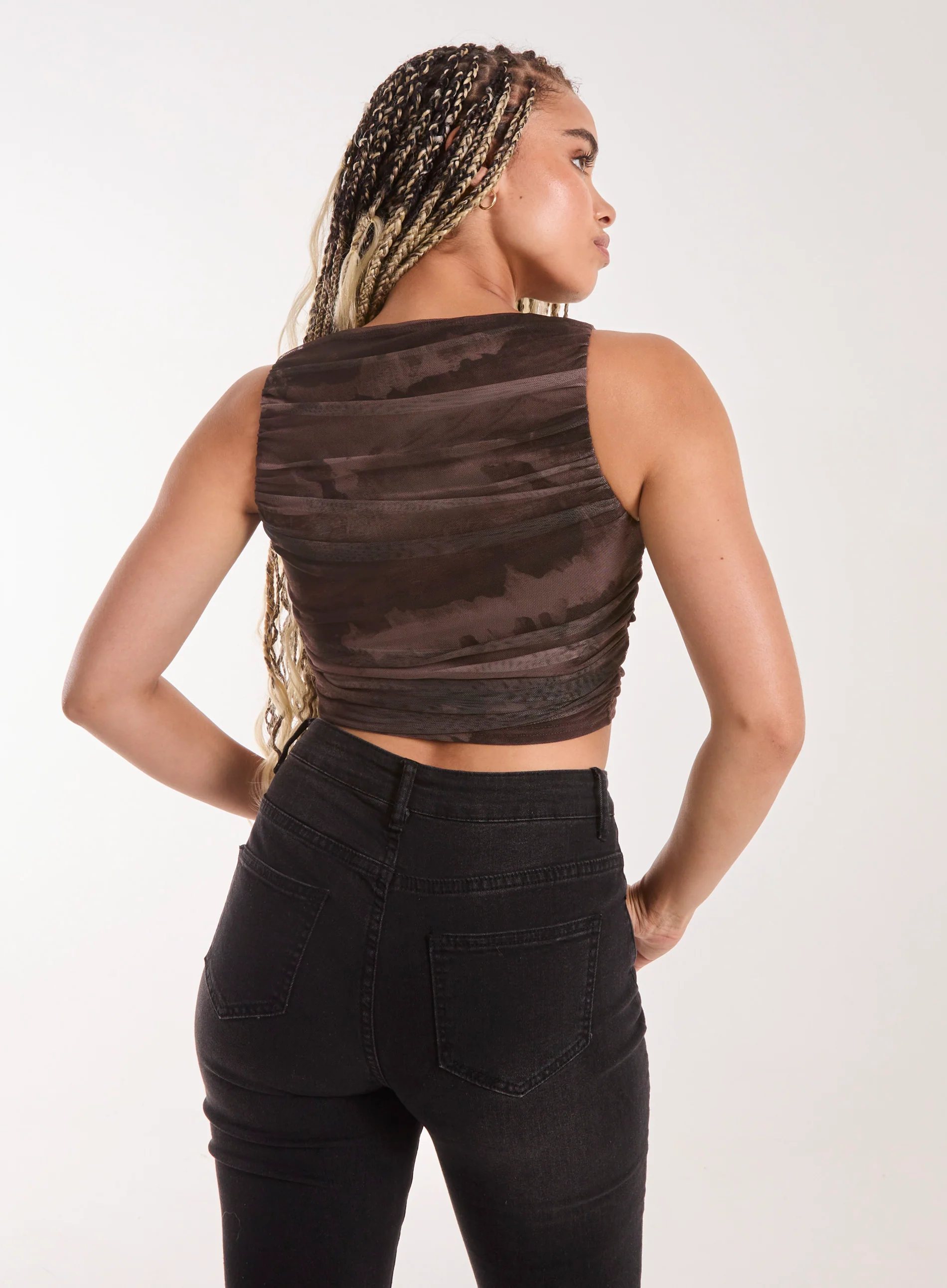 Ruched Racer Top - Image 4