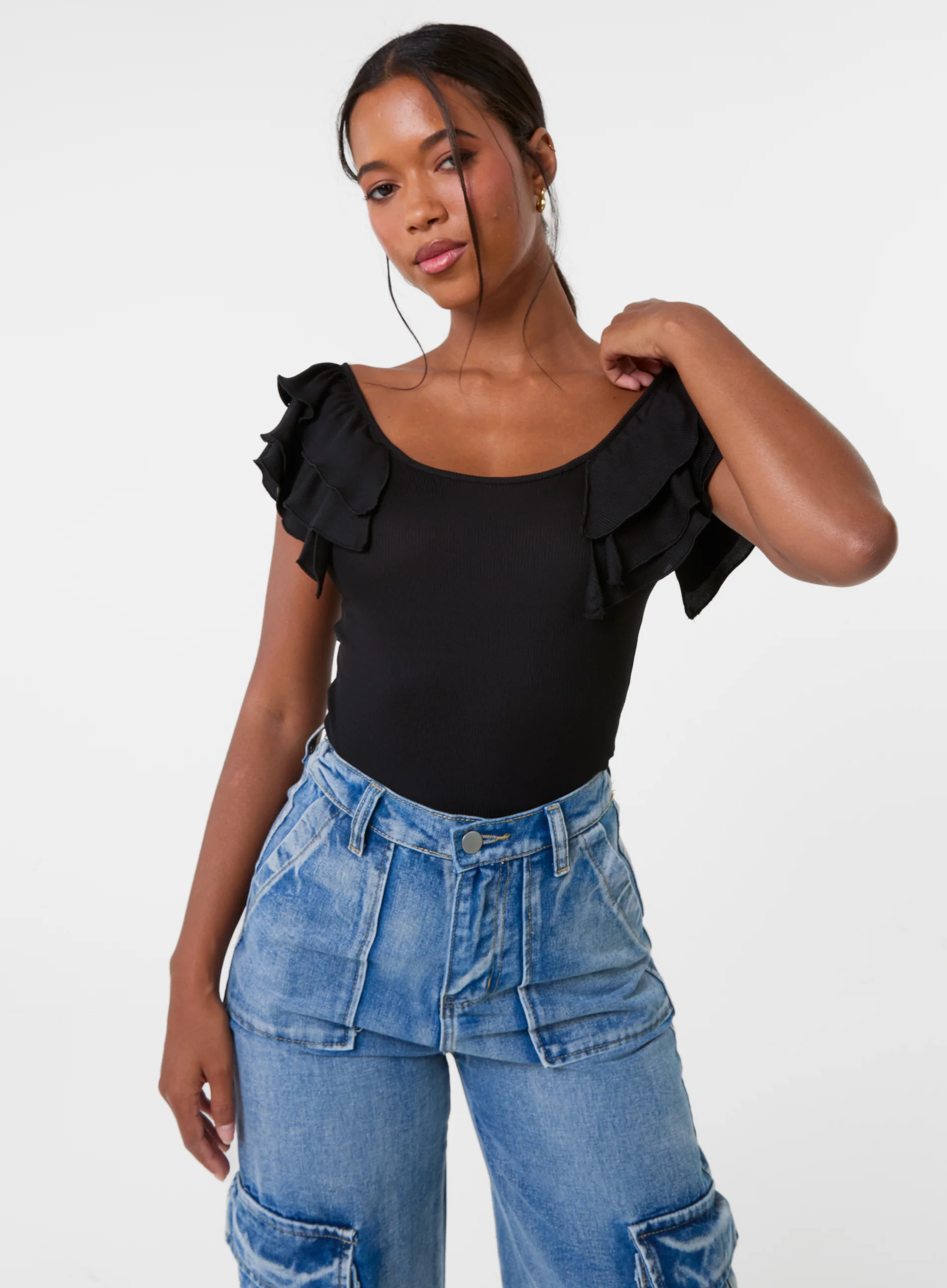 Ruffle Sleeve Bodysuit - Image 4