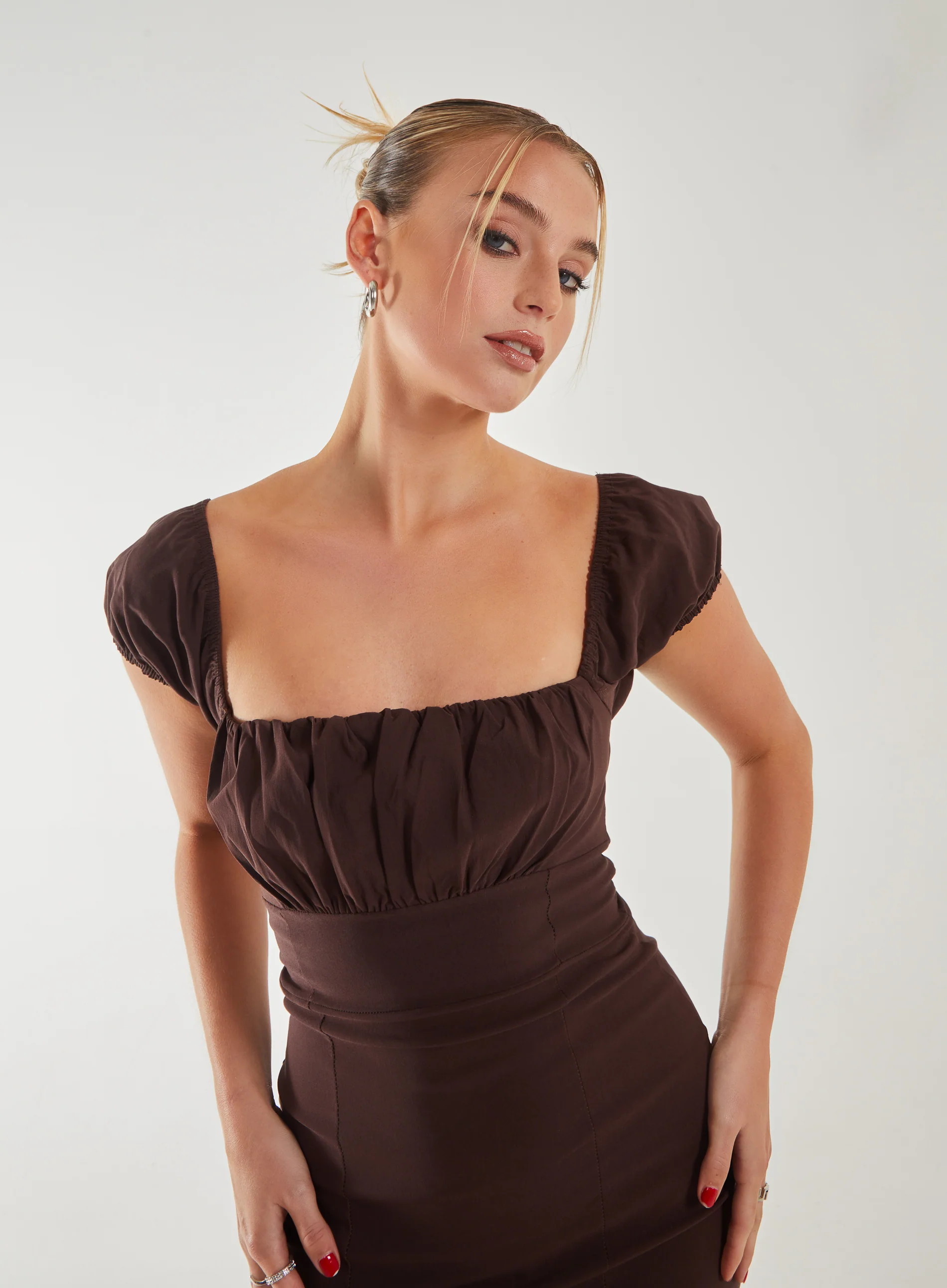 Tie Back Mini Dress - Image 4