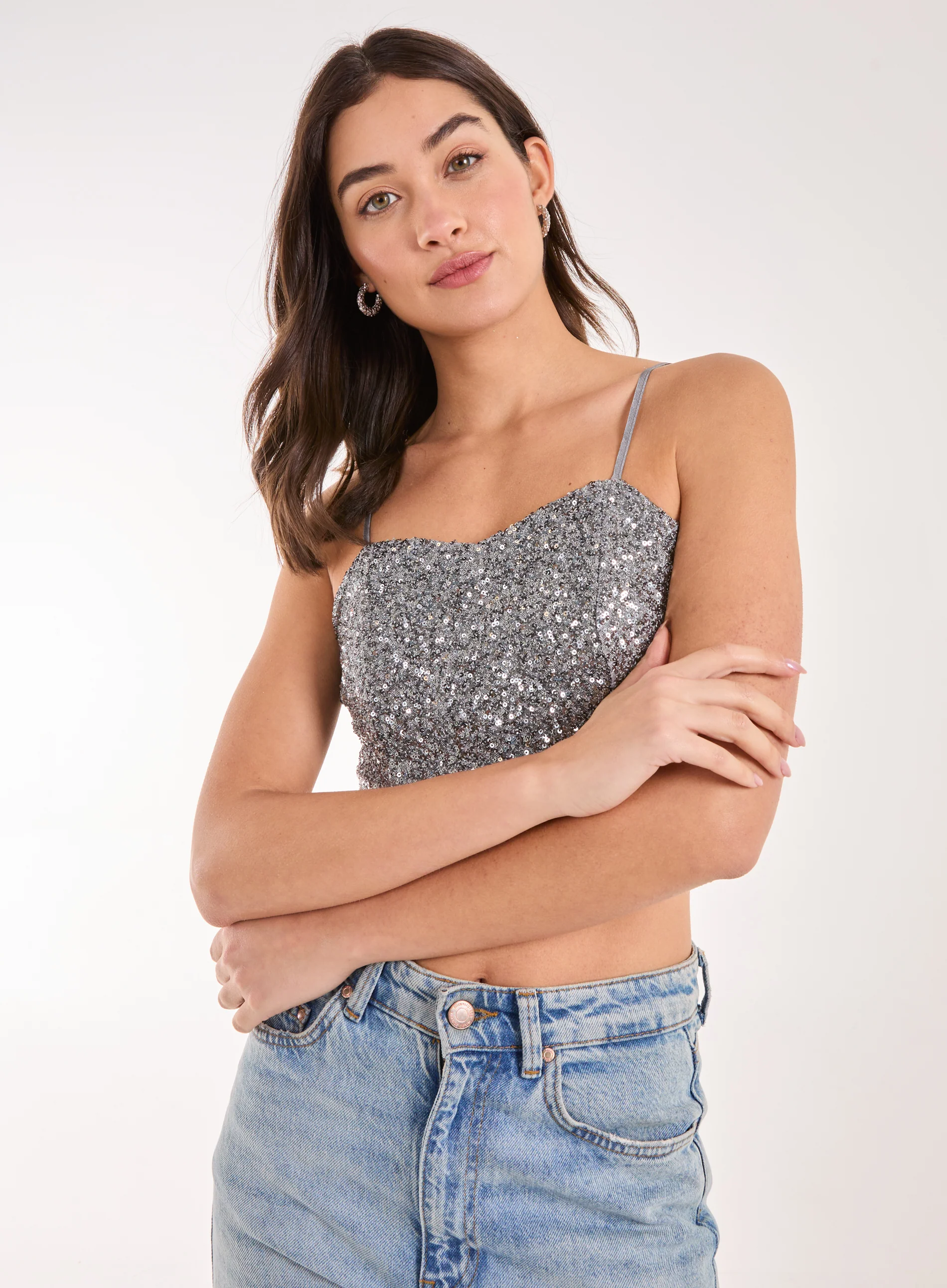 Sequin Corset Top - Image 3