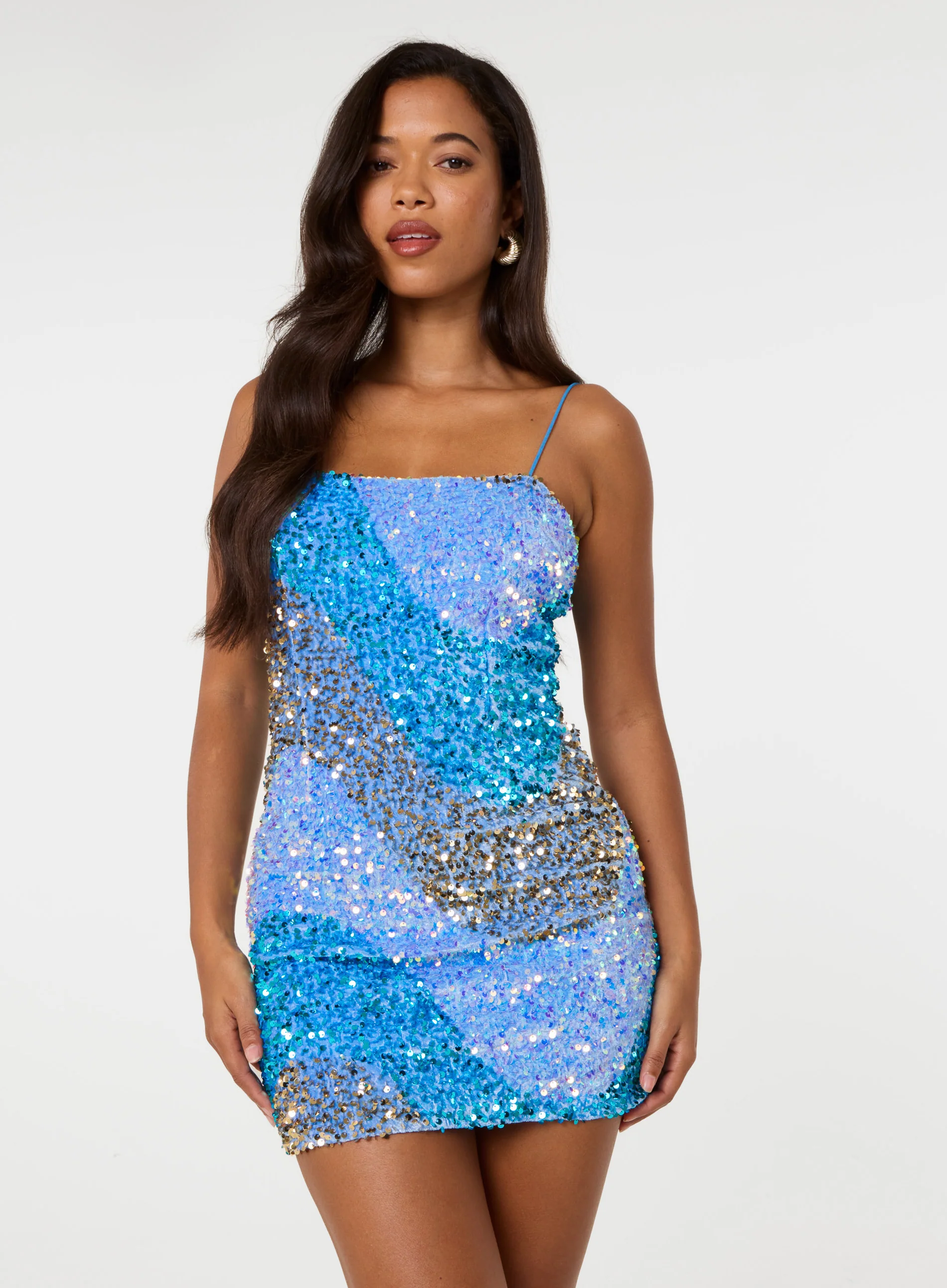 Sequin Mini Dress - Image 4