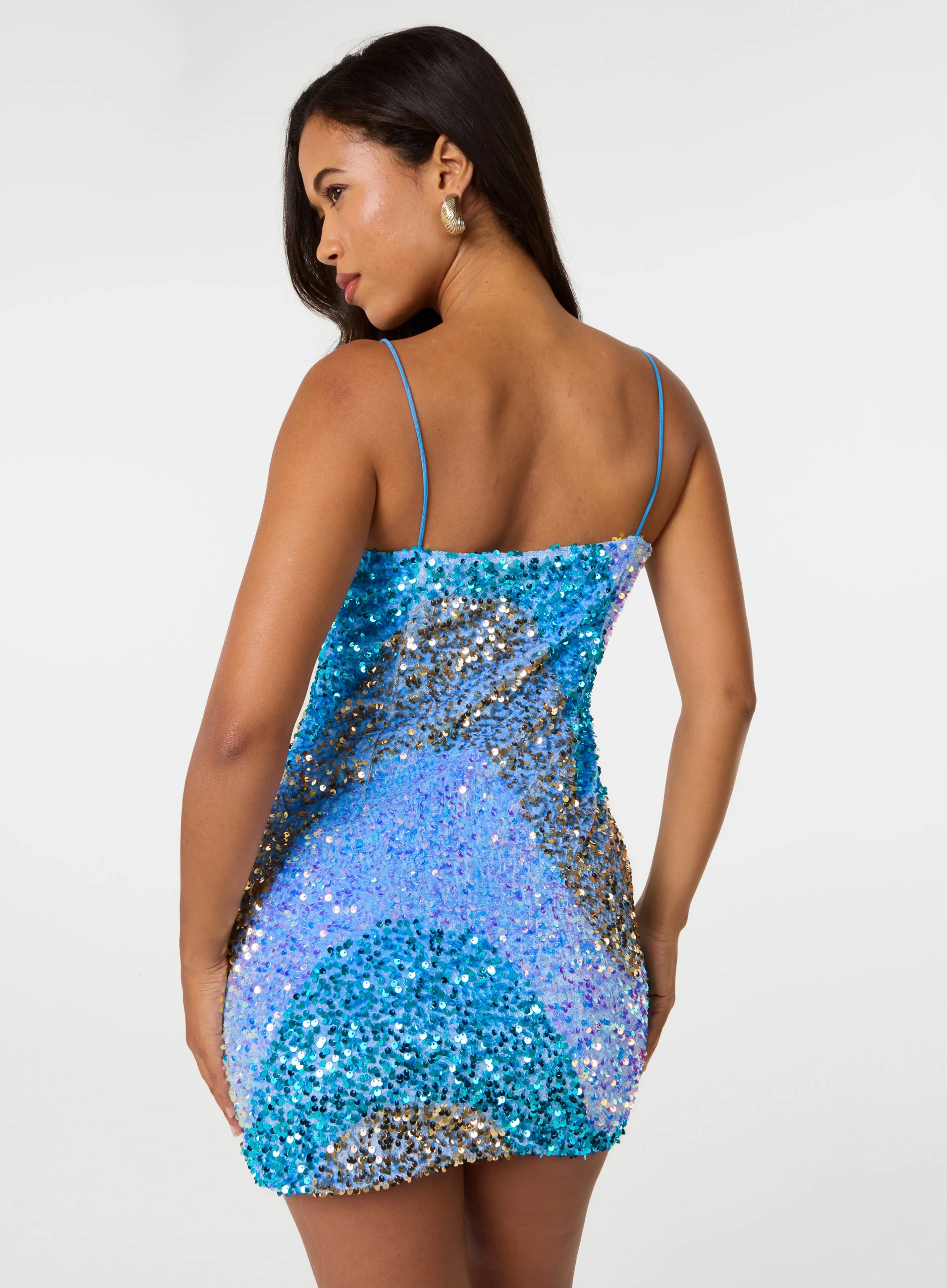 Sequin Mini Dress - Image 6