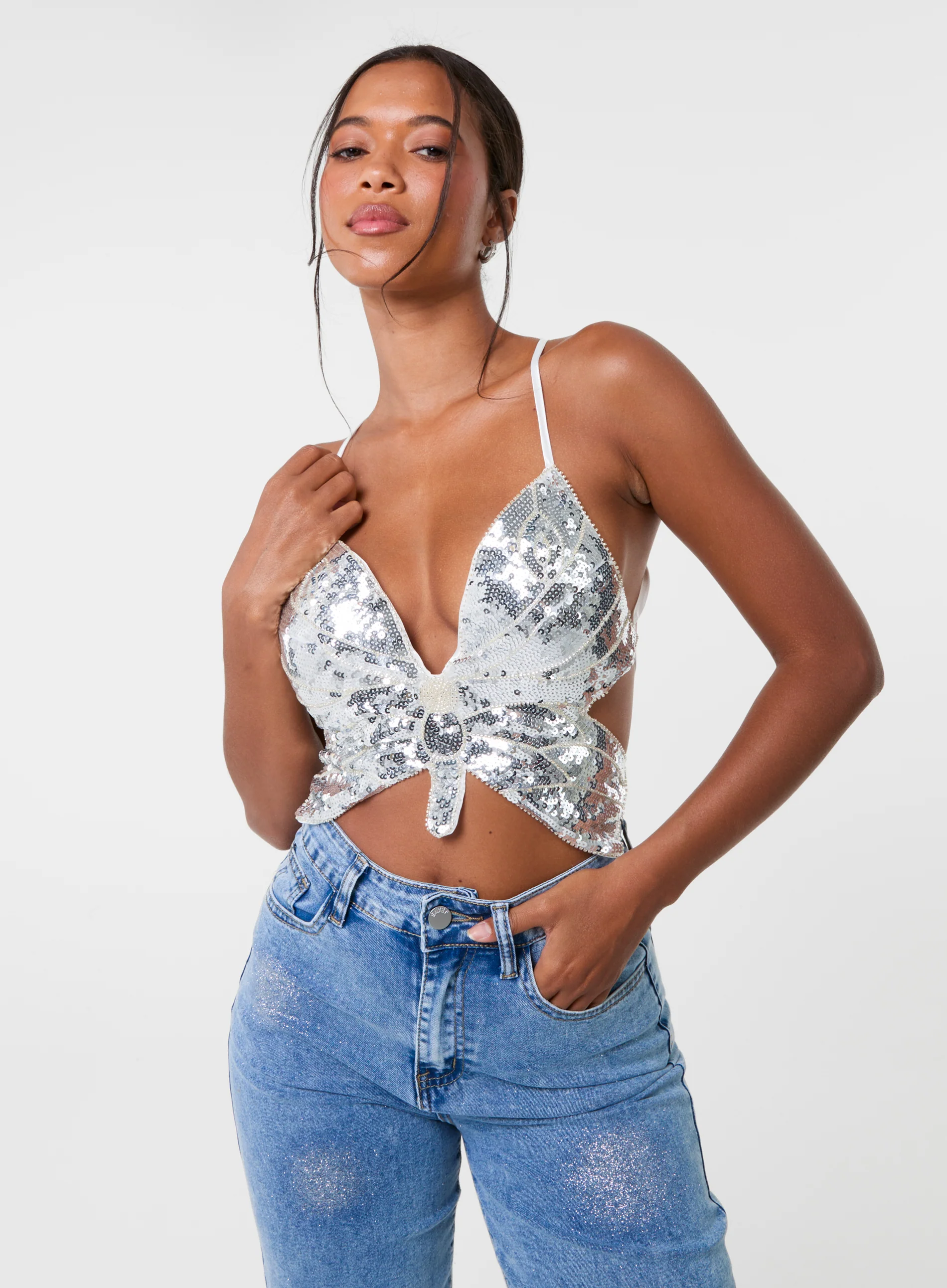 Butterfly Sequin Top - Image 2