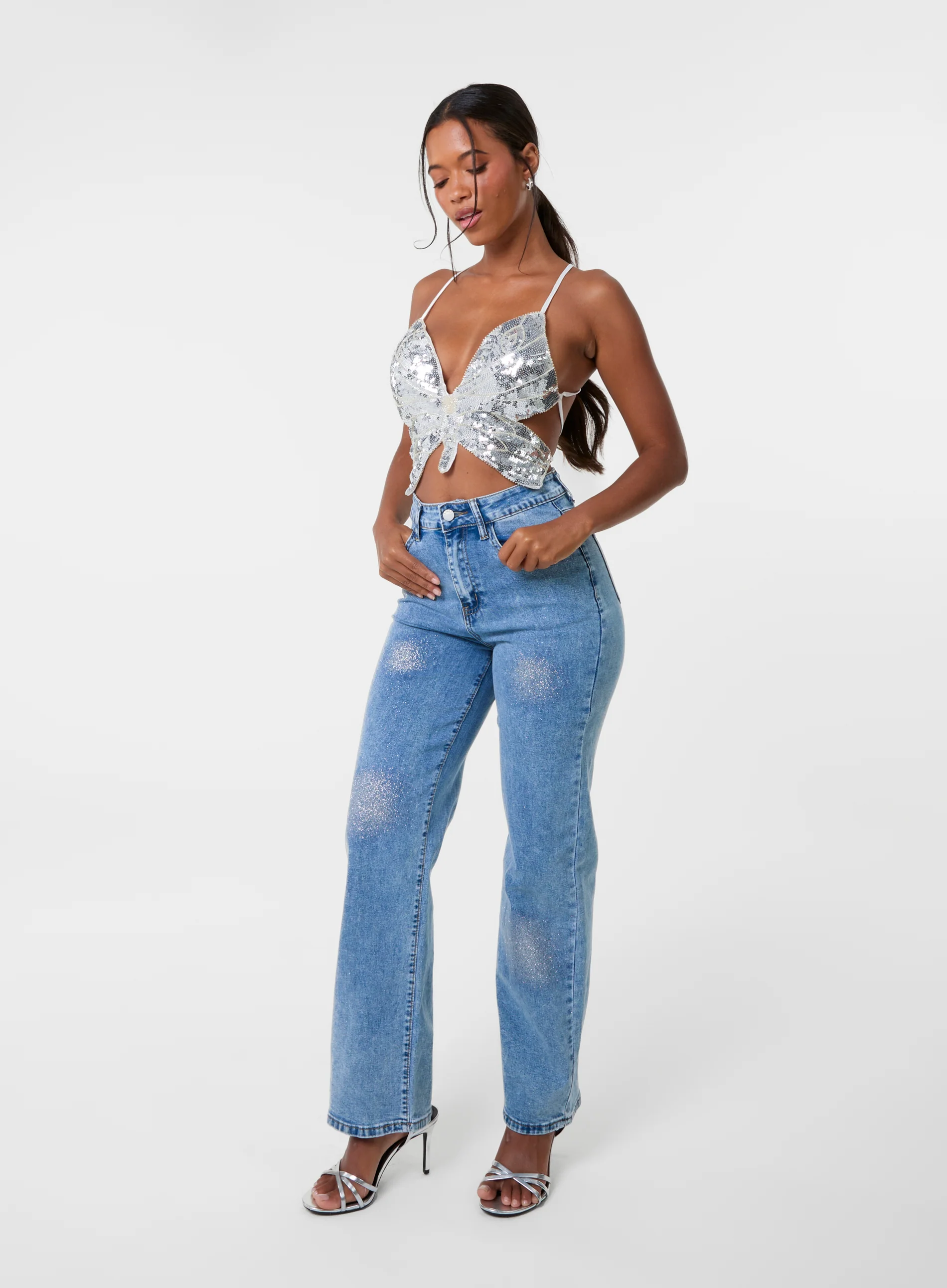 Butterfly Sequin Top - Image 4