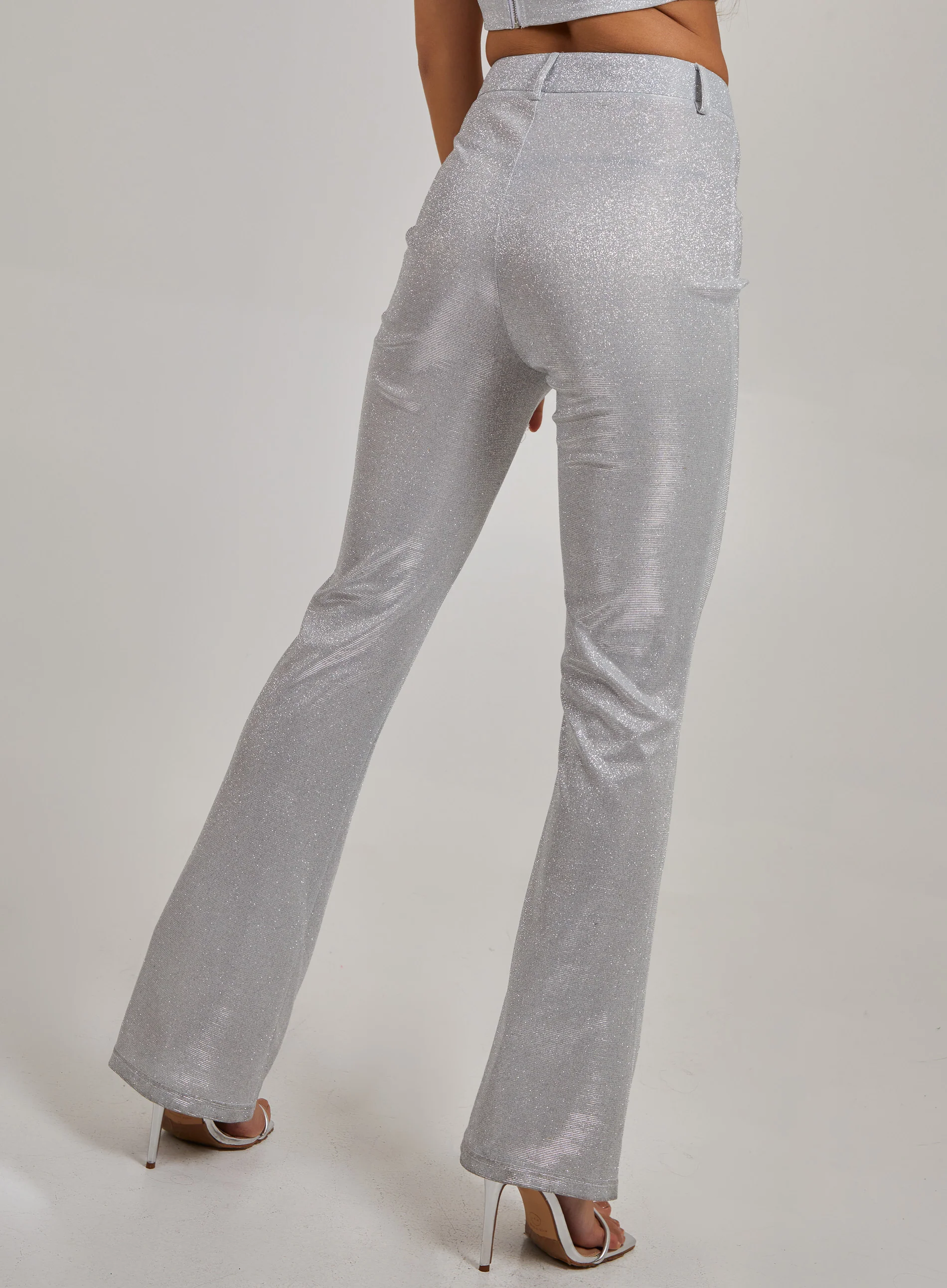 Sparkle Wide Leg Formal Trousers - Image 4