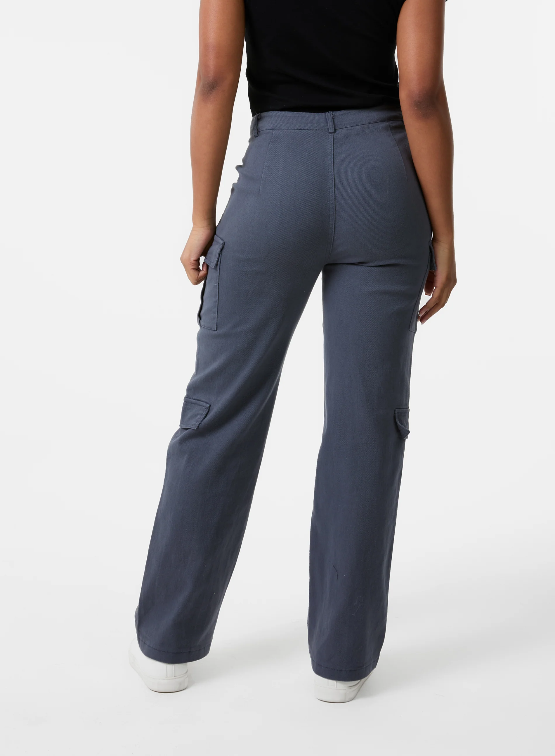 Straight Leg Multi Pockets Cargo Trousers - Image 5