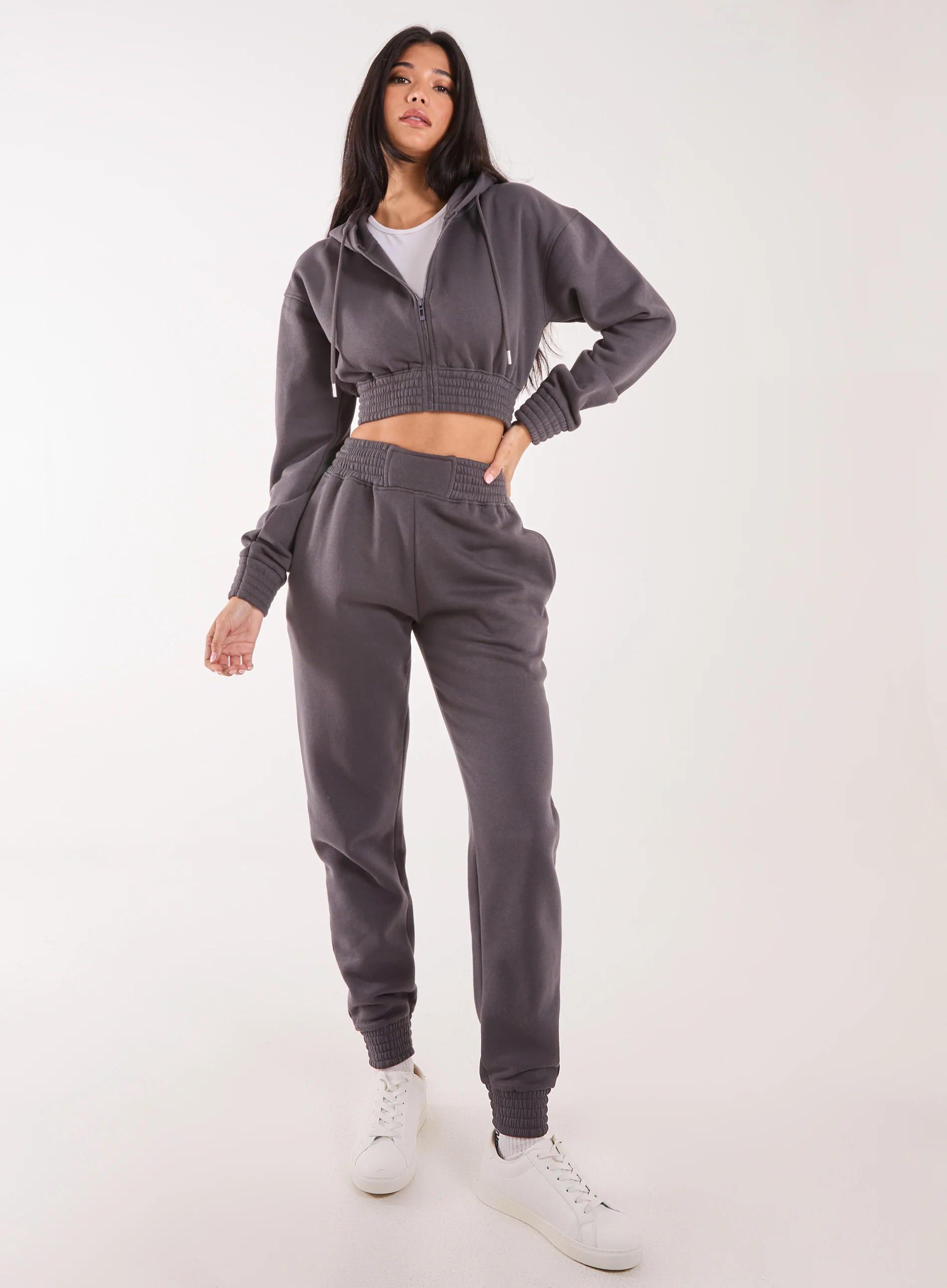 Long Sleeve Zip Up Hoodie - Image 2