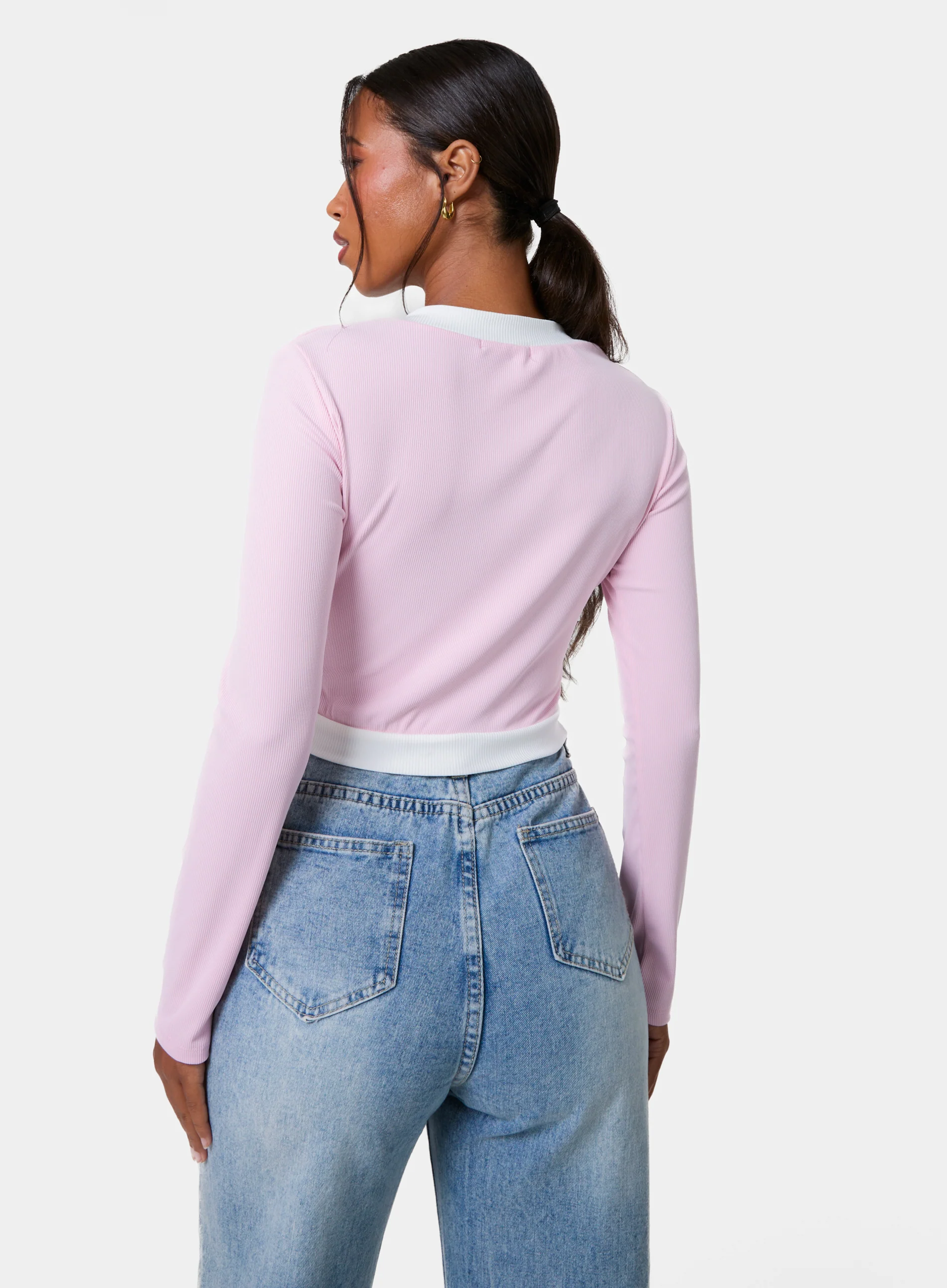 Slinky Two Tone Cardigan - Image 4