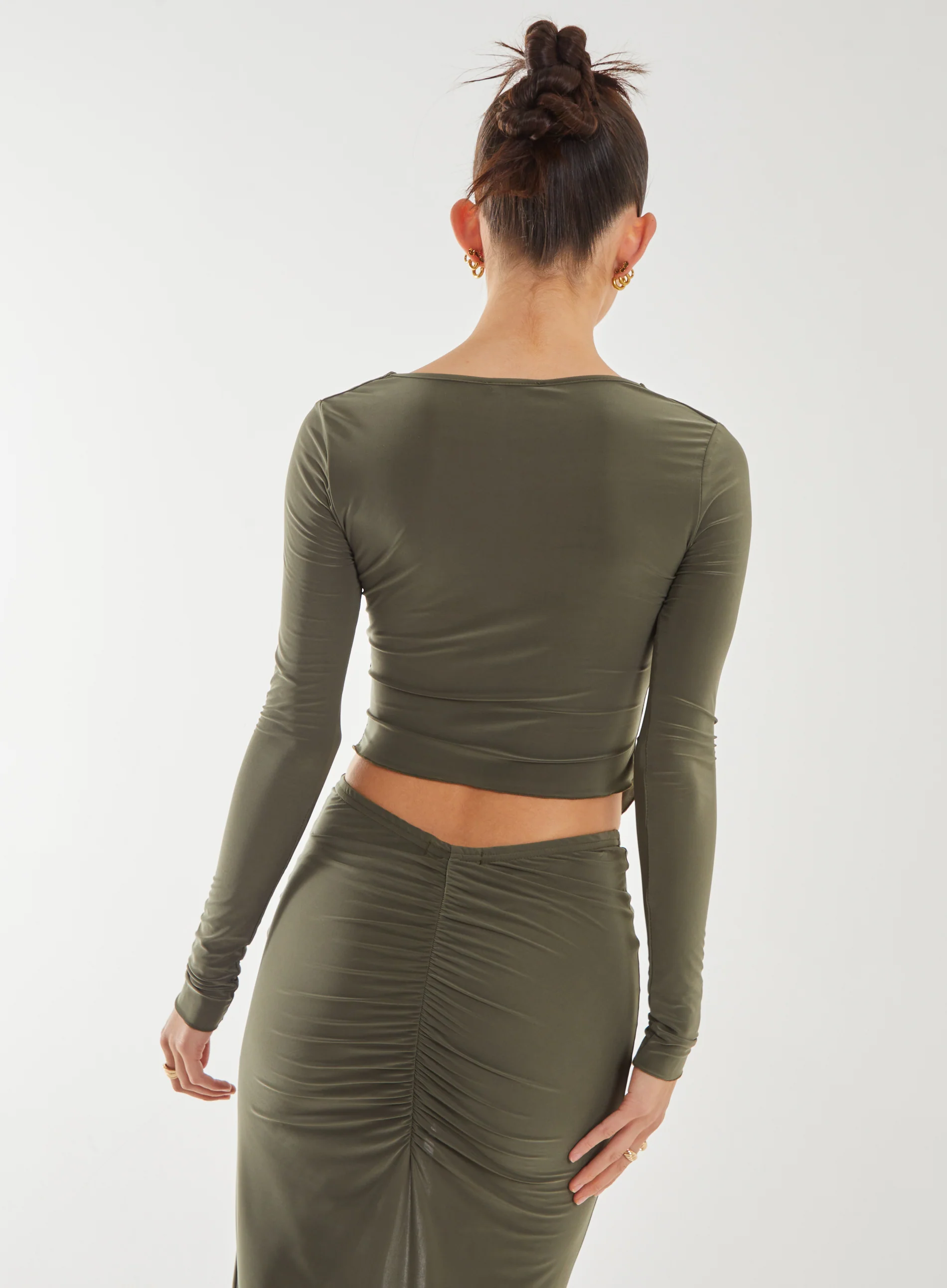 Slinky Ruched Butterfly Top - Image 4