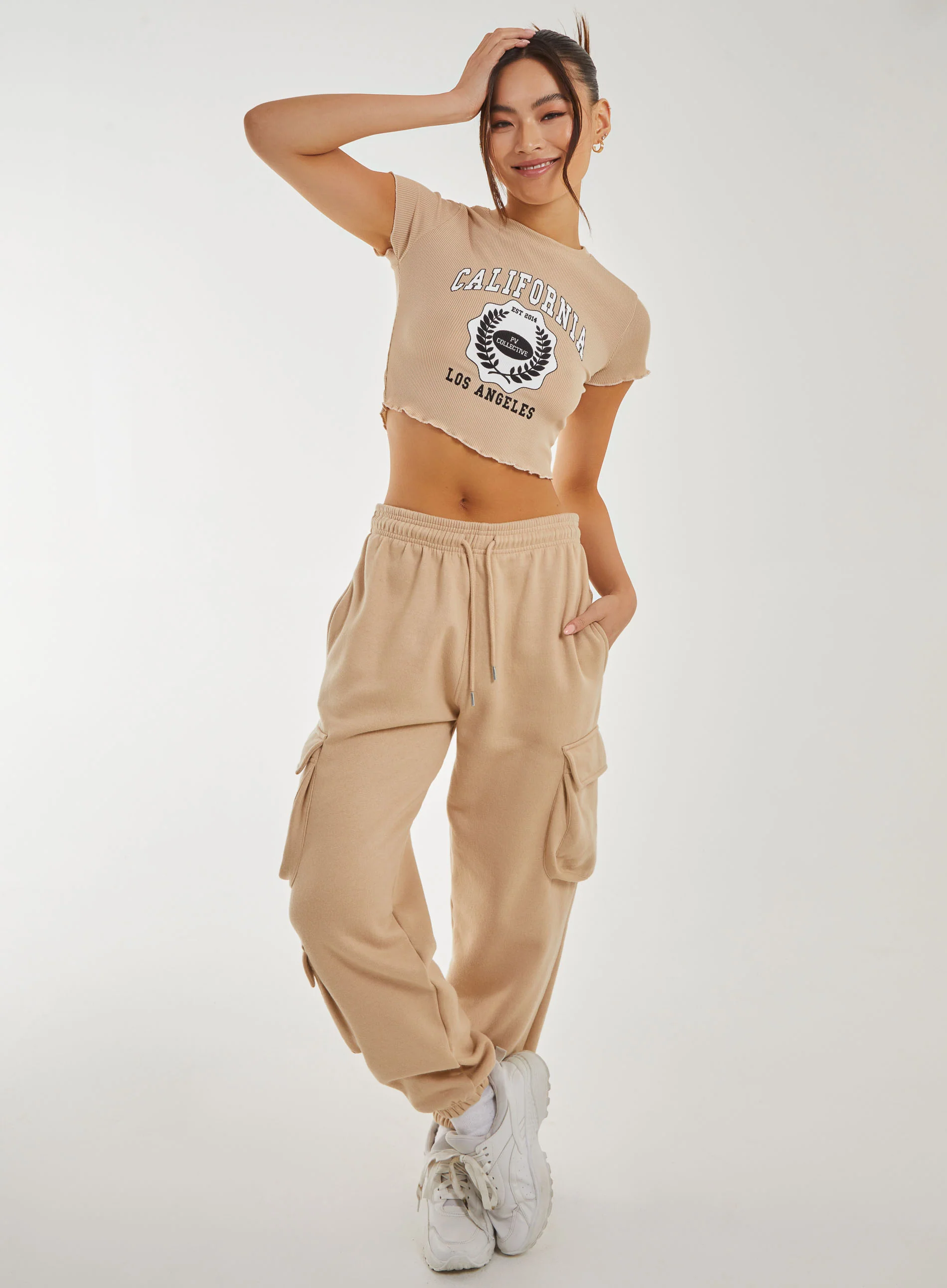 California Lettuce Hem Crop Top - Image 2