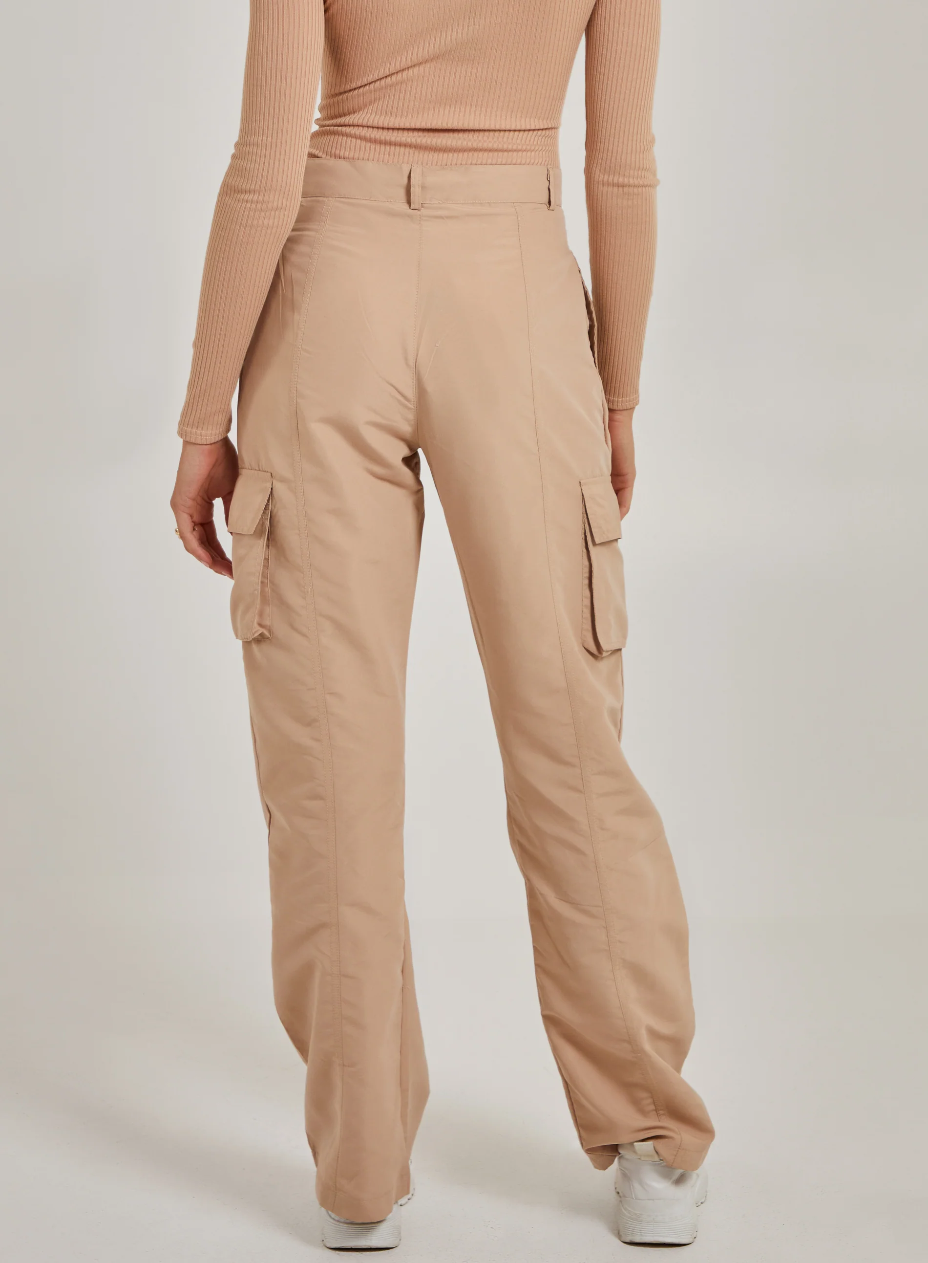 Cargo Trousers With Seam Detail - Image 5