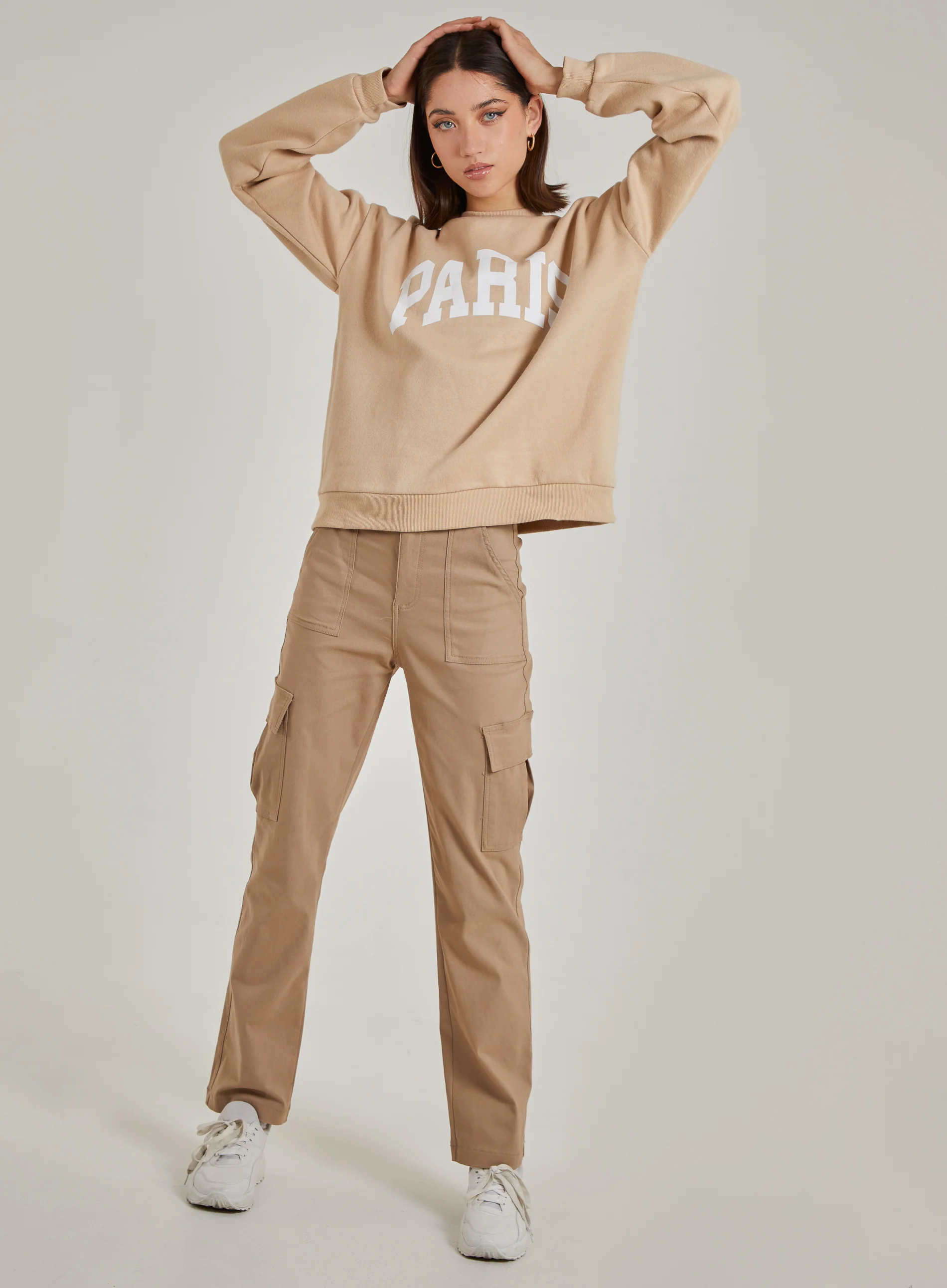 Paris Slogan Oversized Sweatshirt - Image 2